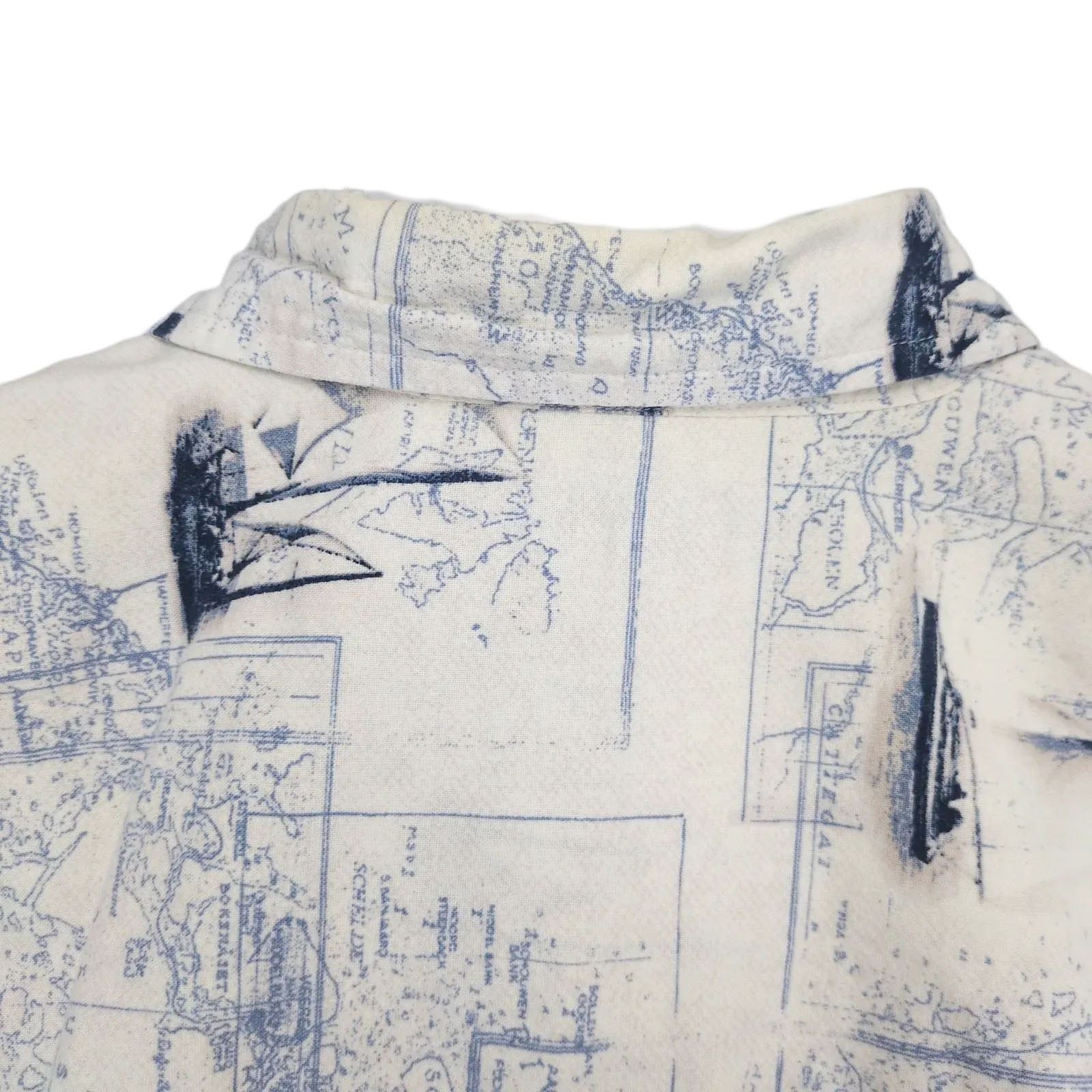 Puritan Vtg Puritan Men's L Nautical Short Sleeve Button Down Shirt Size US L / EU 52-54 / 3 - 3 Thumbnail