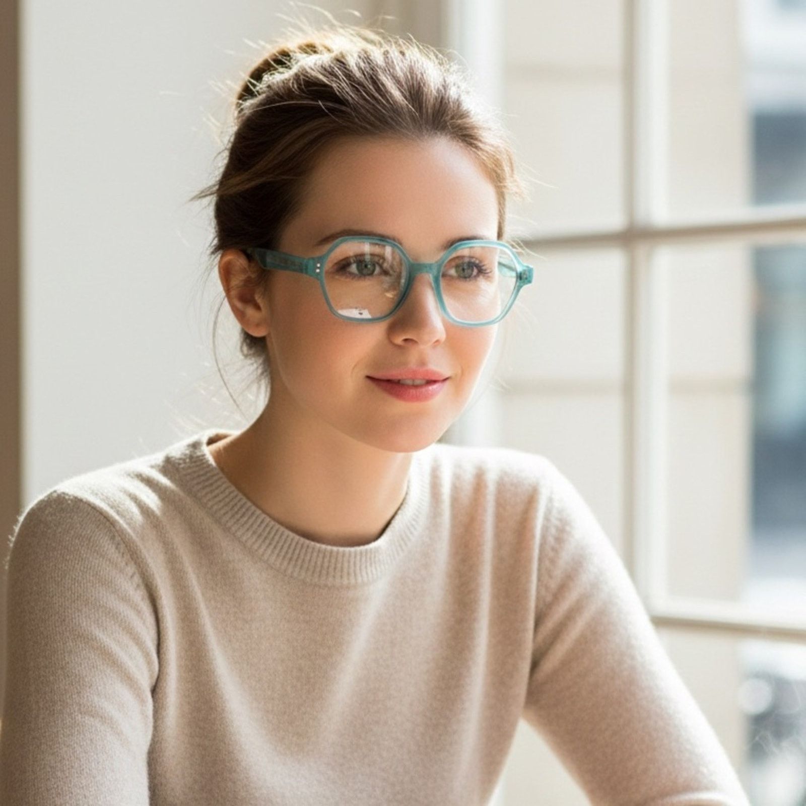 Celine New! Celine Aqua Blue Eyeglasses CL50142F 093, Authentic Size ONE SIZE - 2 Thumbnail