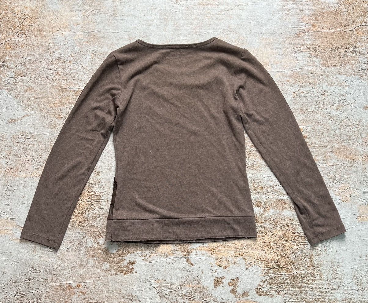 Vintage Vintage Japanese long sleeve with tank top on the front Size S / US 4 / IT 40 - 5 Thumbnail