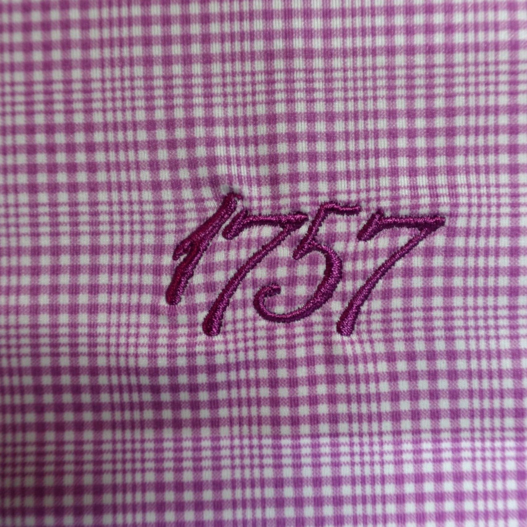 Footjoy FootJoy Mens Polo Shirt Short Sleeve Pink Plaid Regular M Embroidered Golf Size US M / EU 48-50 / 2 - 3 Thumbnail