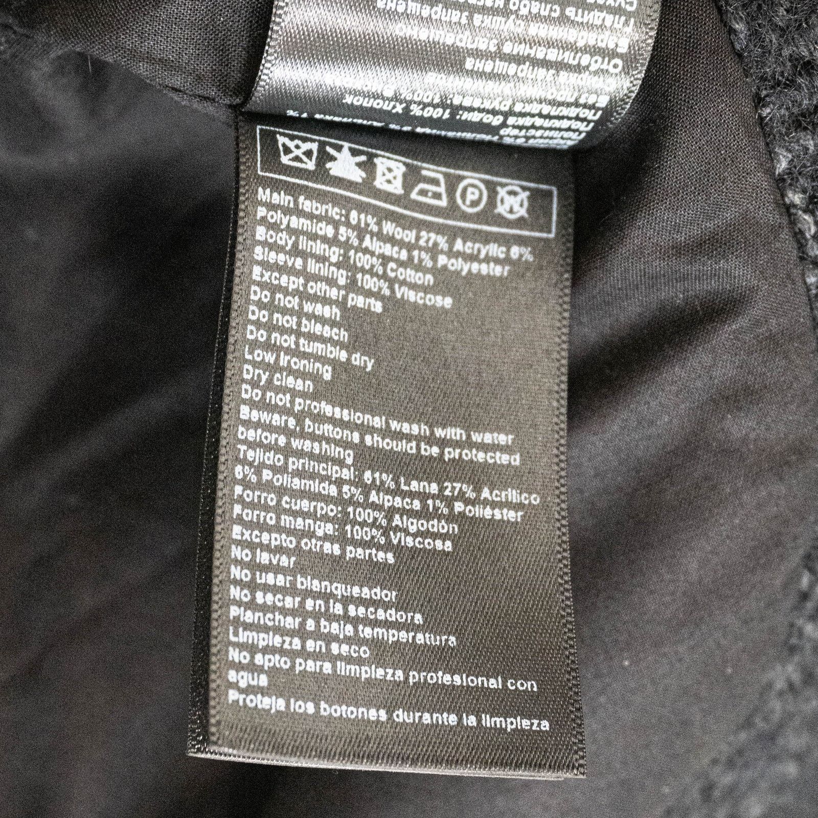 ba&sh BA&SH Octave Jacket Cropped tweedy wool cotton black size 1 Size S / US 4 / IT 40 - 6 Thumbnail
