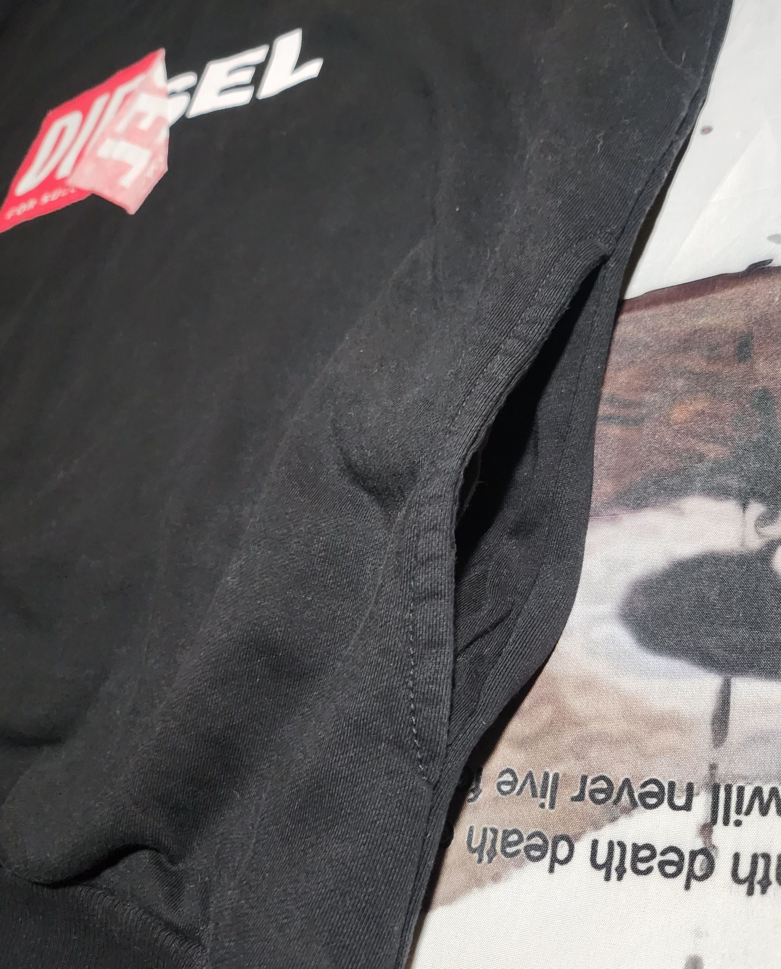 Diesel Peeling Logo Hoodie Size US XL / EU 56 / 4 - 4 Thumbnail