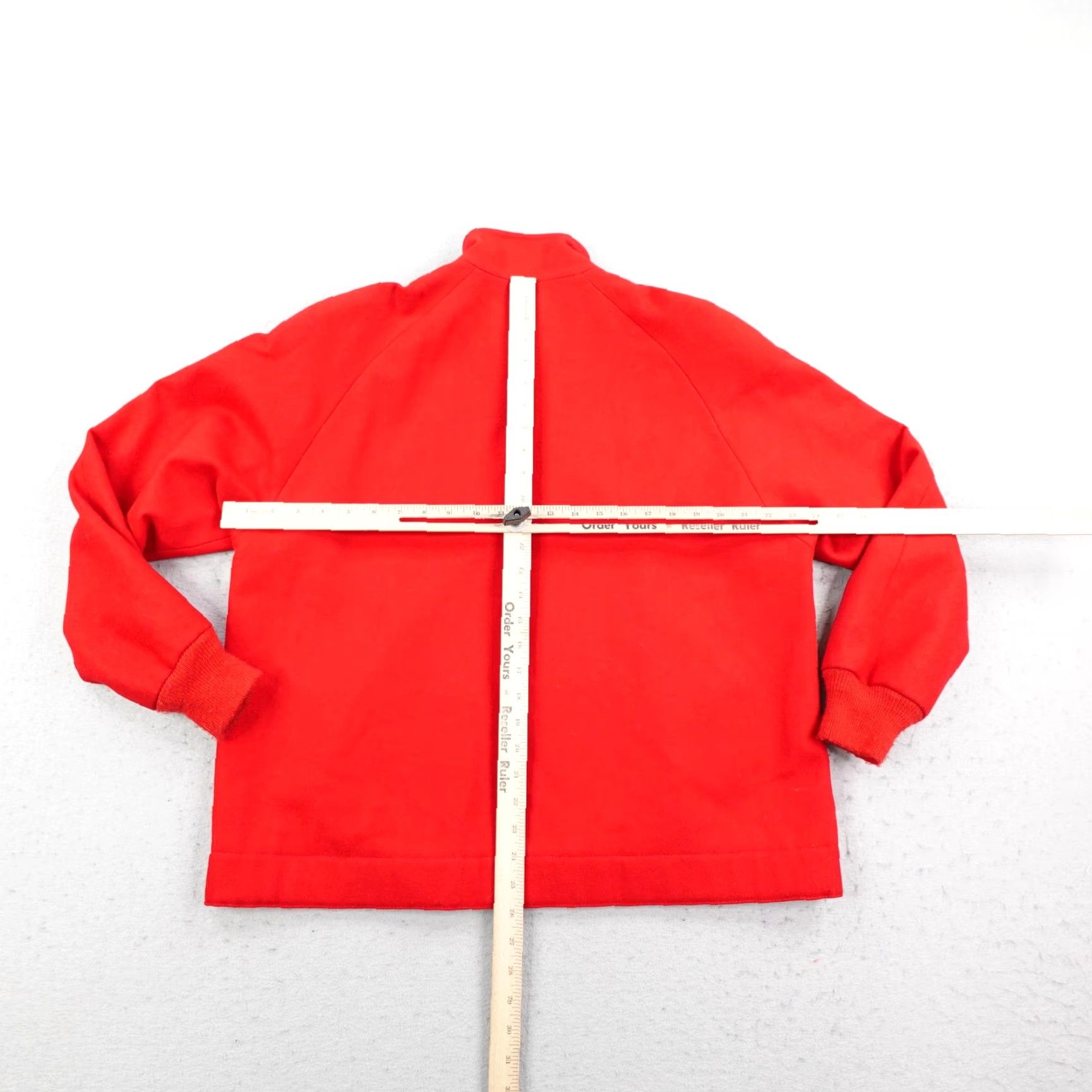 Pendleton Vintage Pendleton Jacket Womens Medium Red Wool Shoulder Pads Coat Zip Up 80s Size M / US 6-8 / IT 42-44 - 7 Thumbnail