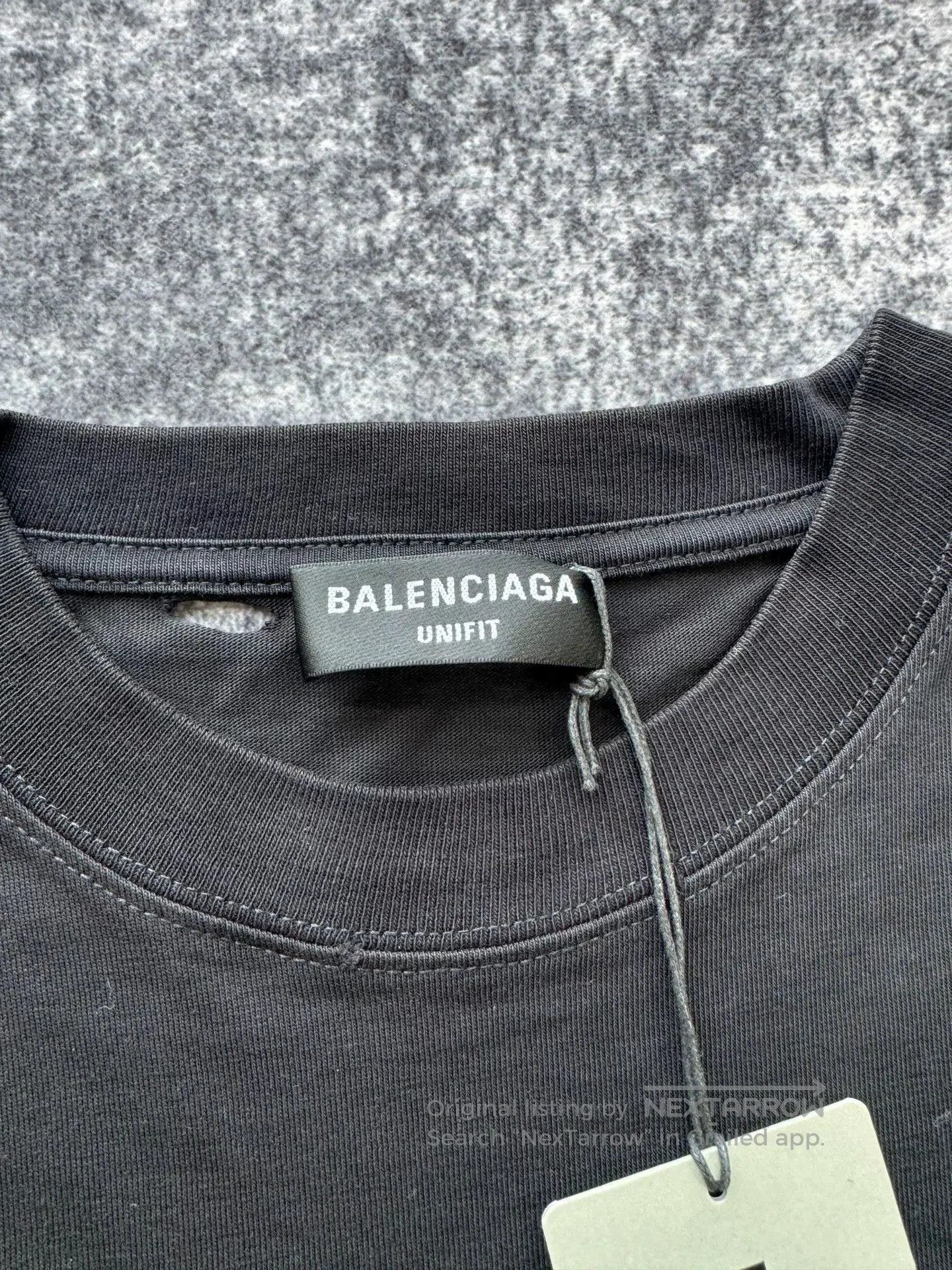 Balenciaga Balenciaga Black Distressed Short-Sleeve Tee. Size US XS / EU 42 / 0 - 4 Thumbnail