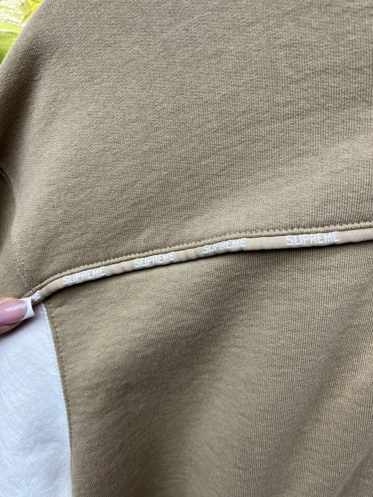 Supreme Supreme Piping Brown Hoodie Size US L / EU 52-54 / 3 - 5 Thumbnail