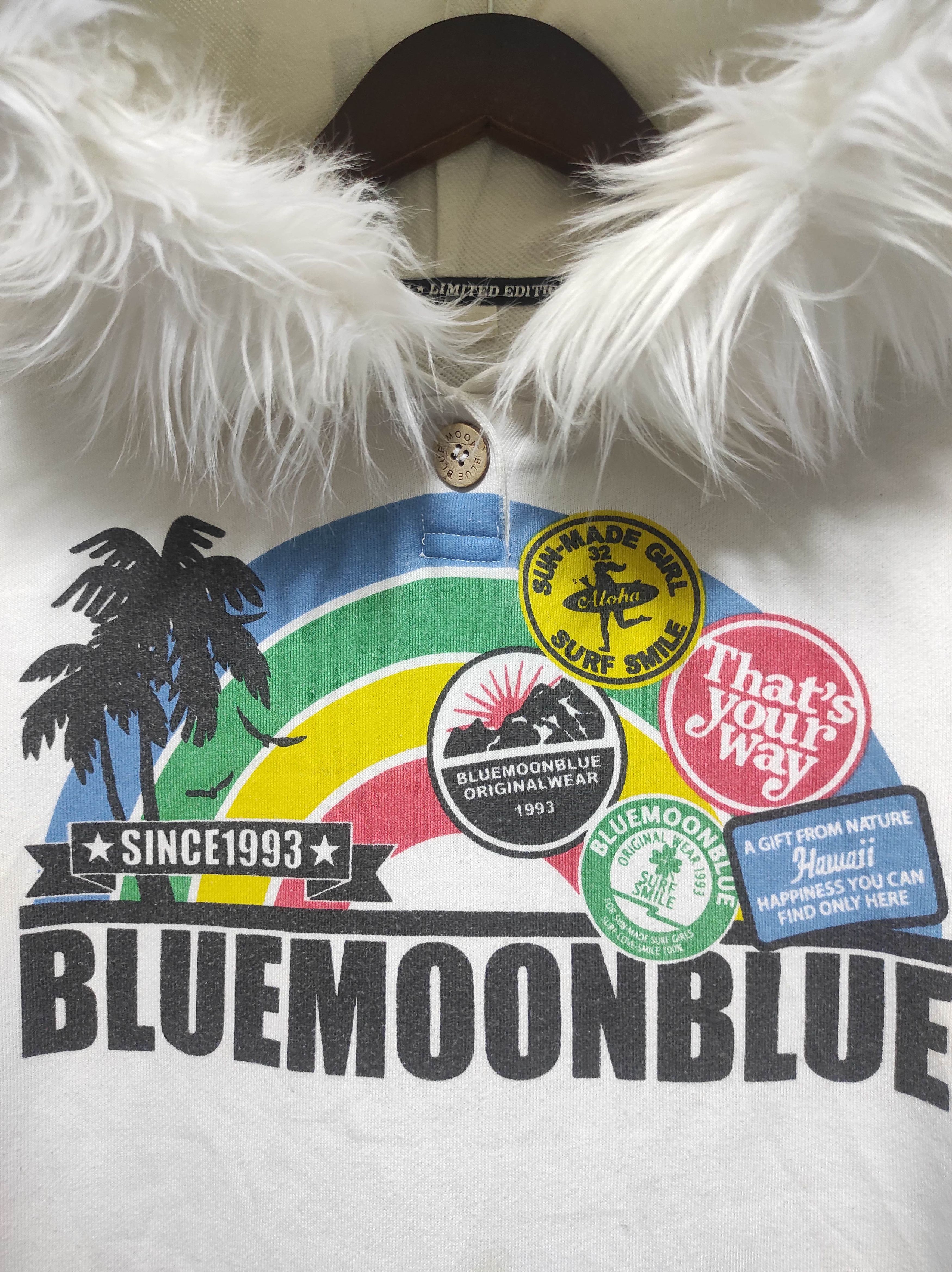 Hysteric Glamour Blue Moon Blue Fur Hoodie i6w9 LGB style Size US XS / EU 42 / 0 - 5 Thumbnail
