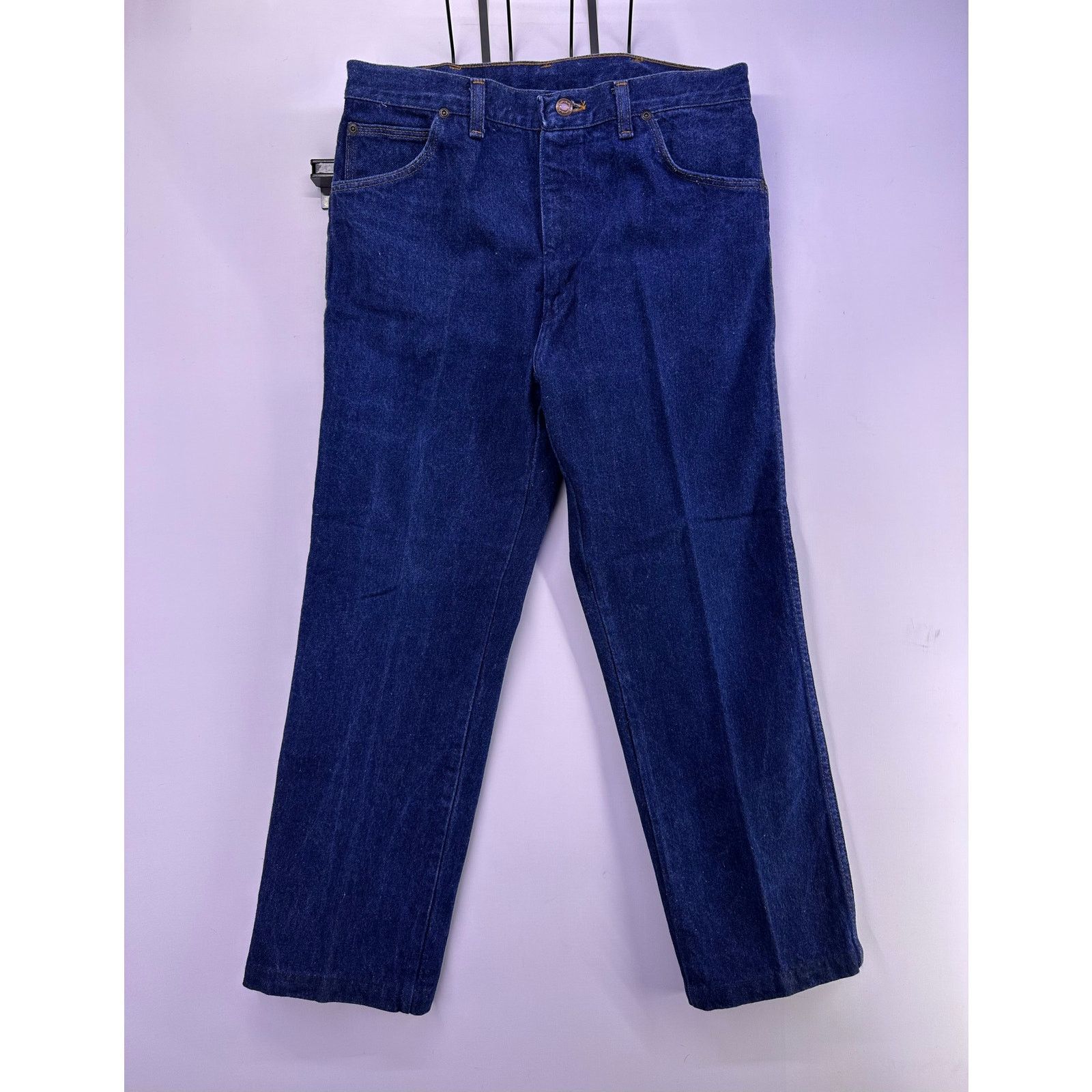 Wrangler Vintage Wrangler Jeans Sz 34 X 32 Rigid Denim Style 85223pw Size US 34 / EU 50 - 3 Thumbnail