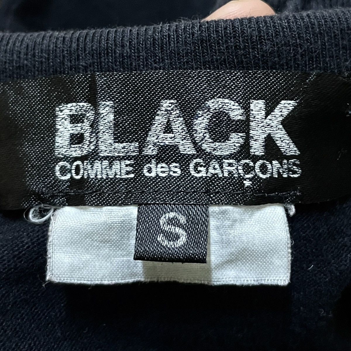 Comme des Garcons Black Very Rare Comme Des Garcons Black Wording T-shirt 2017s Size US S / EU 44-46 / 1 - 9 Thumbnail