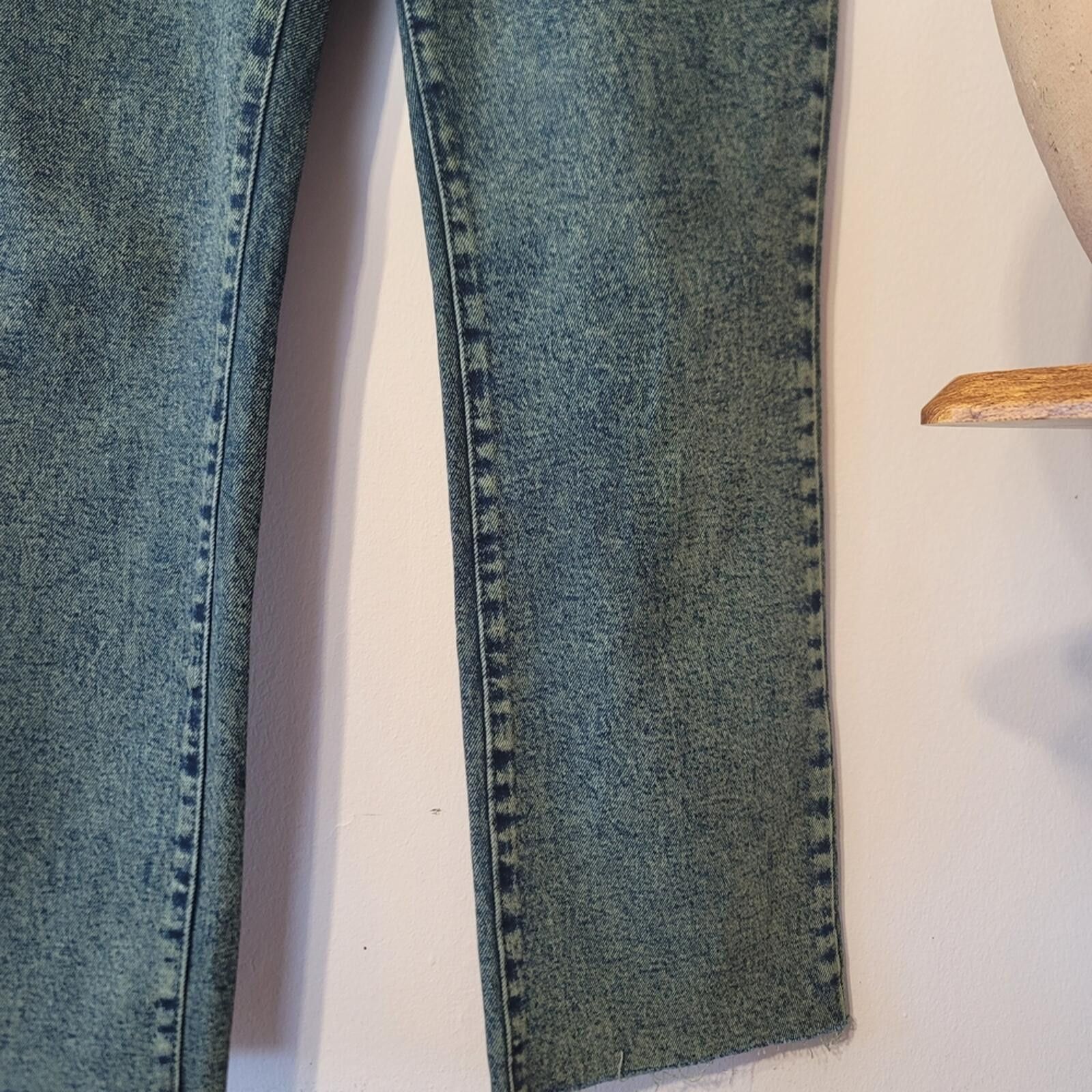 Other Democracy “Absolution” Green Tint Denim Acid Wash Sz 8 Size 30" / US 8 / IT 44 - 5 Thumbnail