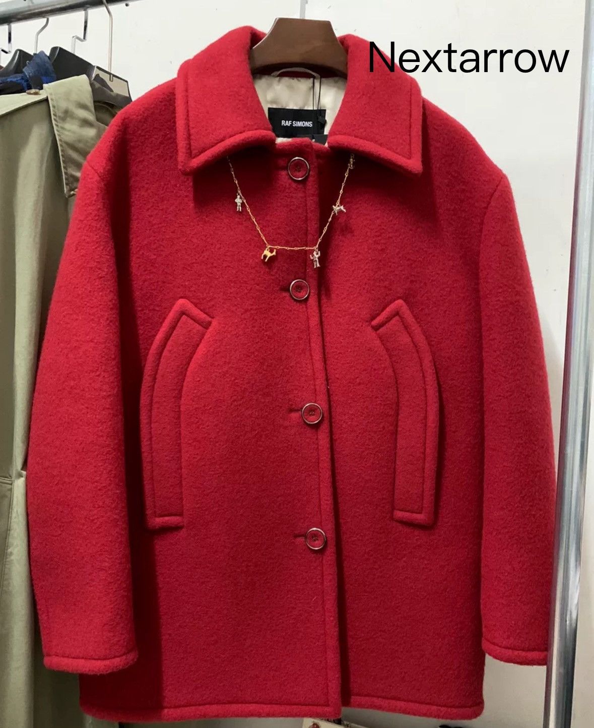 Raf Simons RAF SIMONS AW18 fashion show heavy-duty woolen coat Size US S / EU 44-46 / 1 - 1 Thumbnail