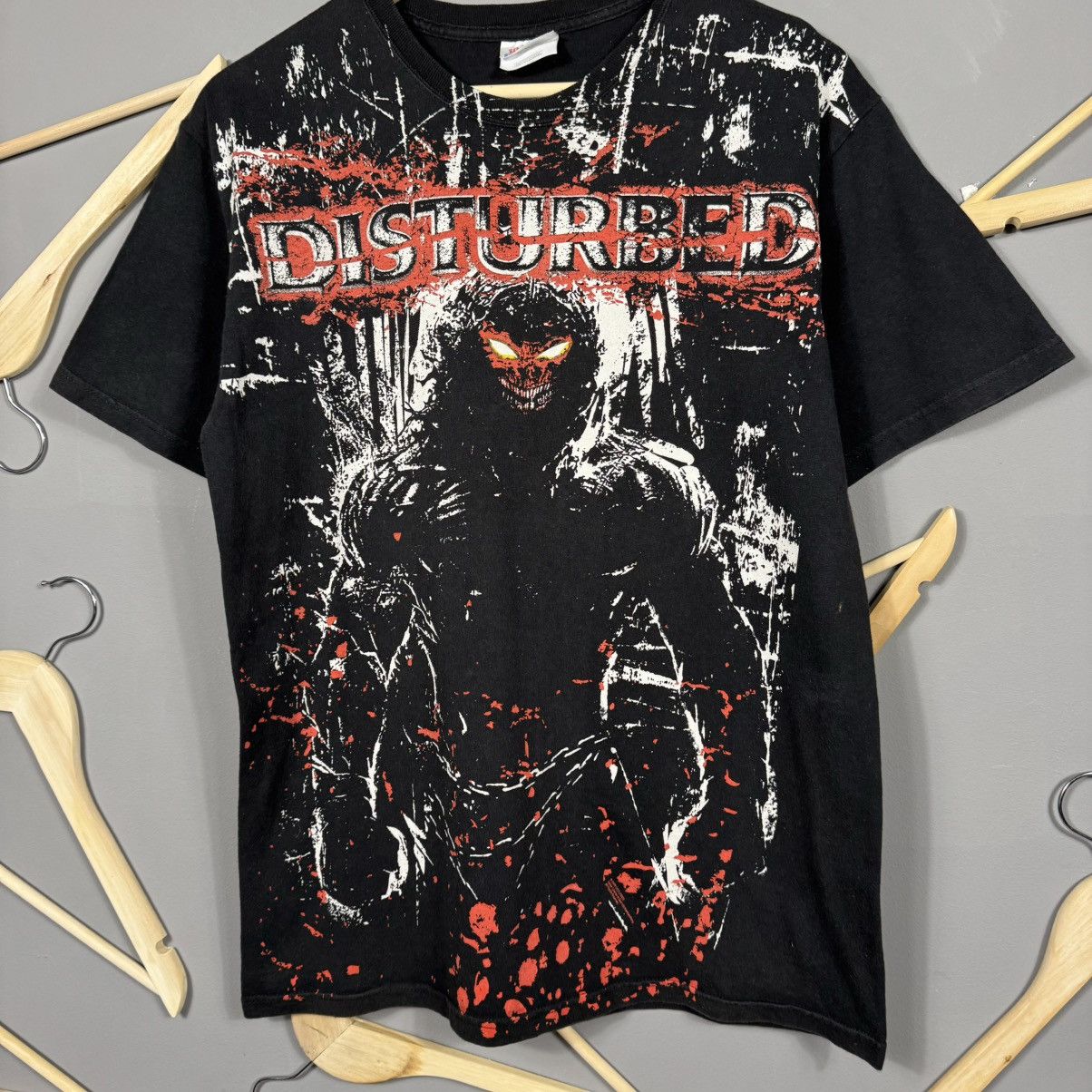 Band Tees Vintage Disturbed AOP Band T-shirt Size US M / EU 48-50 / 2 - 3 Thumbnail