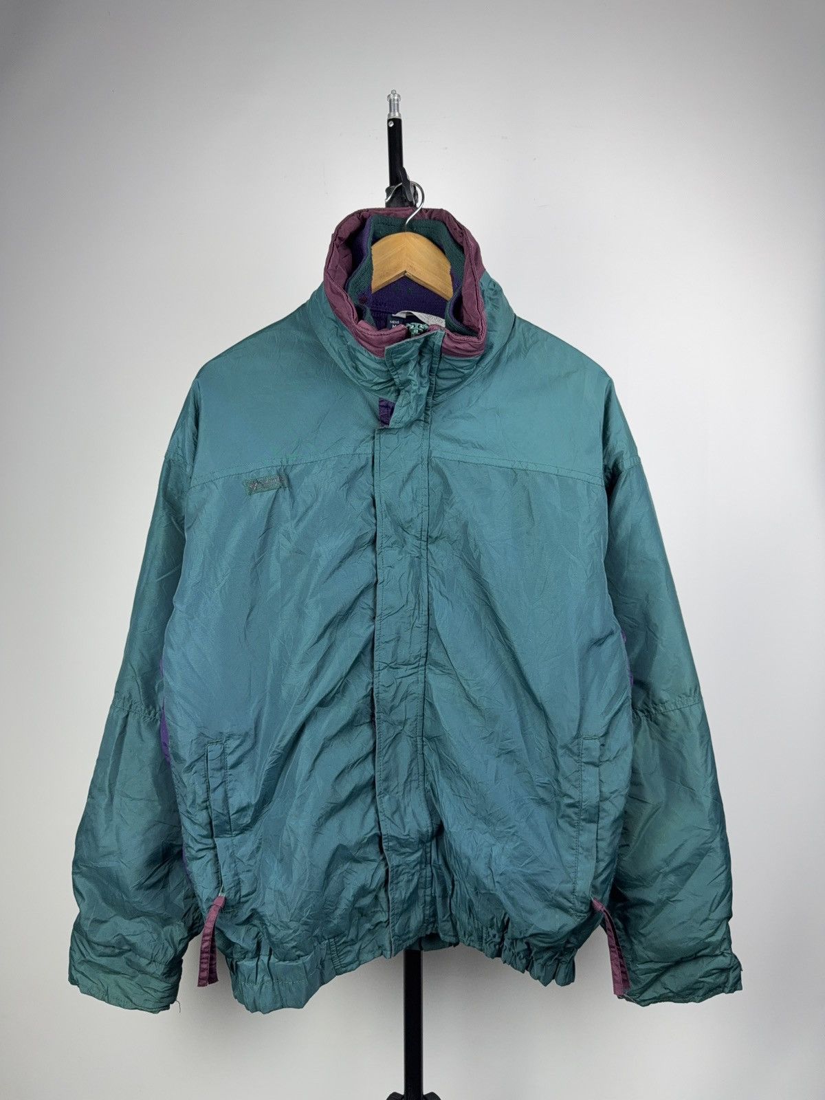 Columbia Vintage Retro Columbia USA 90s 2-in-1 Fleece Lined Parka Size US M / EU 48-50 / 2 - 2 Thumbnail