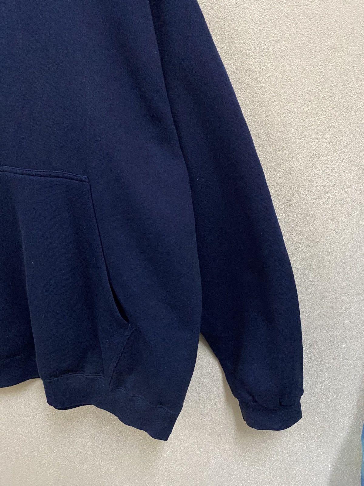 Nike Vintage 90s Nike Hoodie Center Navy Blue Size US L / EU 52-54 / 3 - 4 Thumbnail