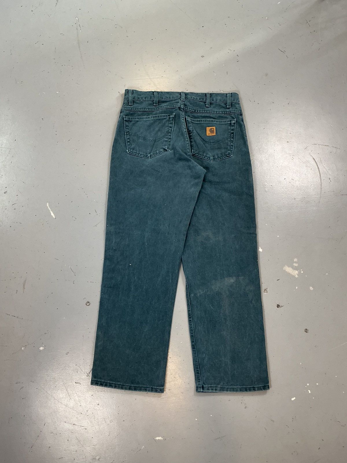 Carhartt × Vintage Vintage rare Carhartt b136 GRE carpenter denim Size US 34 / EU 50 - 6 Thumbnail
