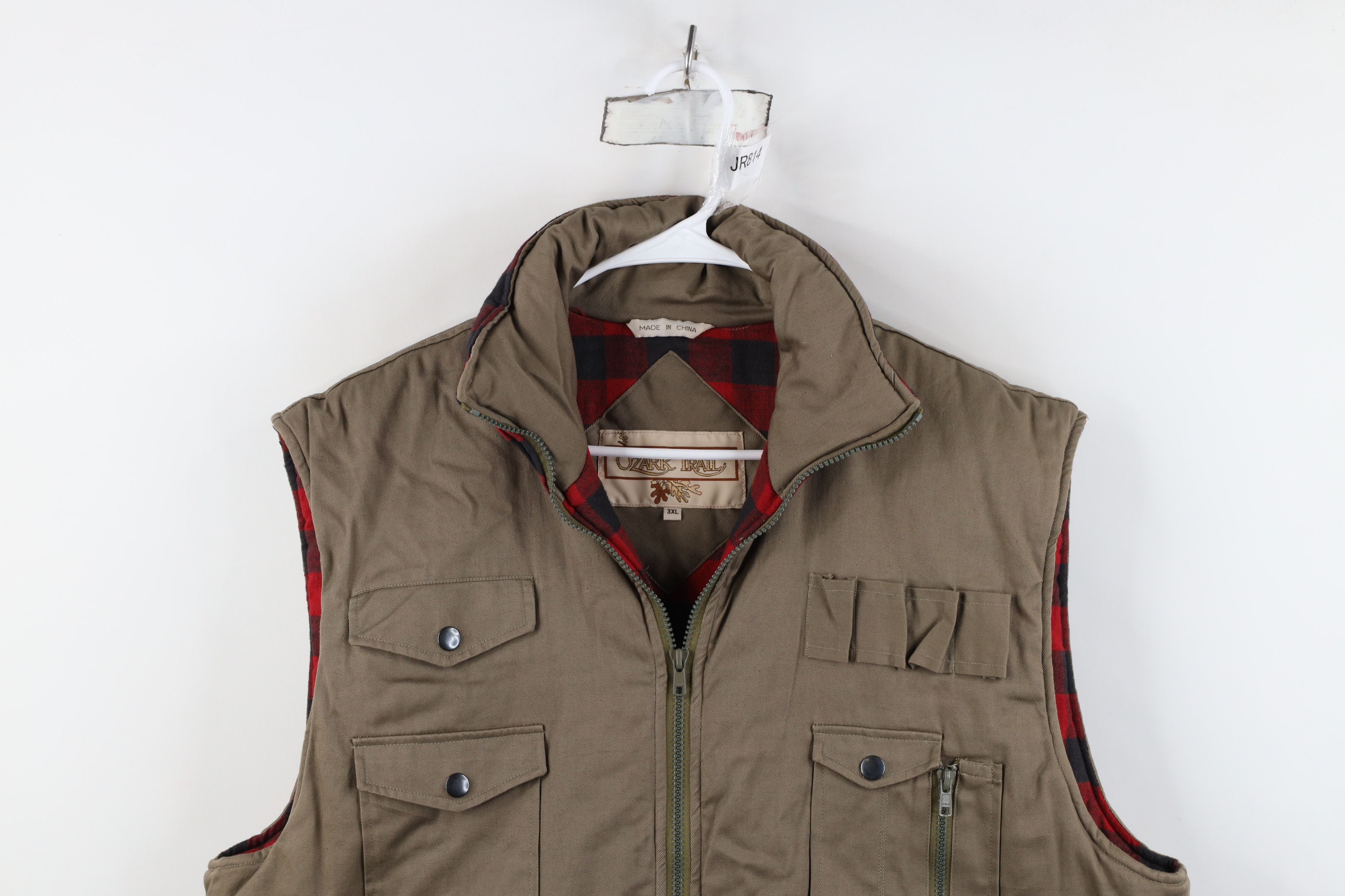 Vintage Vintage 90s Streetwear Lined Full Zip Puffer Vest Jacket Size US XXL / EU 58 / 5 - 2 Thumbnail