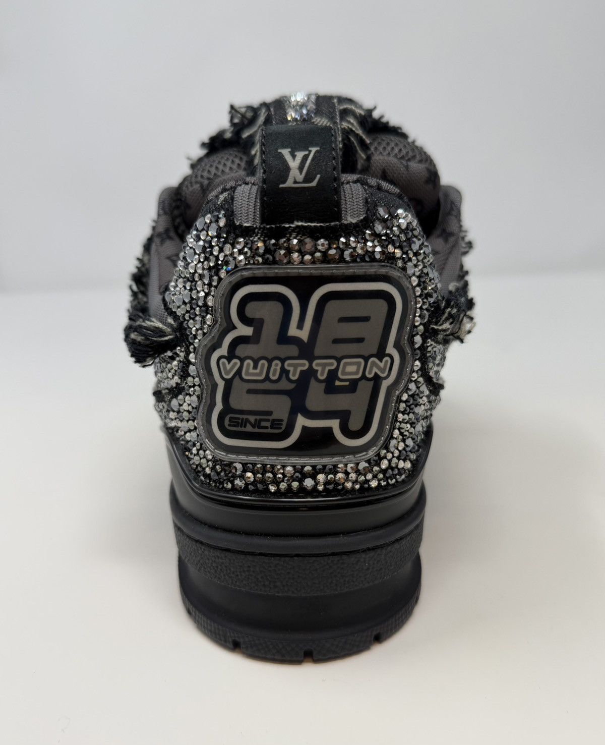 Louis Vuitton Louis Vuitton Skate Swarovski Black Monogram Trainer Size US 10 / EU 43 - 9 Thumbnail