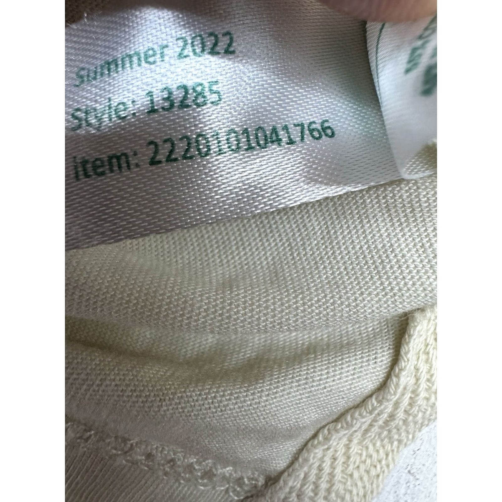 Marine Layer Marine Layer Polo Shirt Mens M/L Ivory Cotton Performance Casual Short Sleeve Knit Shirt Size US L / EU 52-54 / 3 - 7 Thumbnail