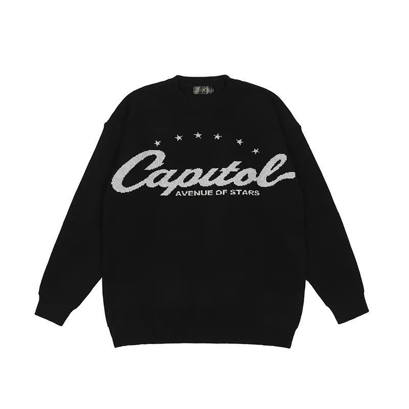 Japanese Brand Graphic Stars Sweater Pullover Harajuku Y2k style Size US L / EU 52-54 / 3 - 3 Thumbnail