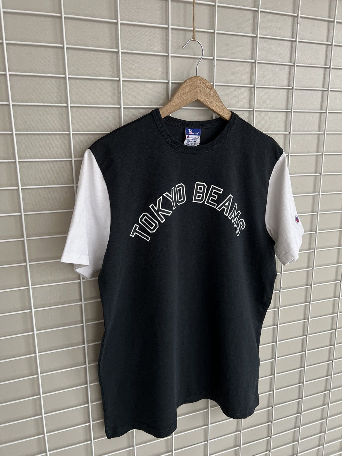 Beams Japan × Champion Beams x Champion T-Shirt Mens Size M Tokyo Beams Crew Neck Size US M / EU 48-50 / 2 - 5 Thumbnail