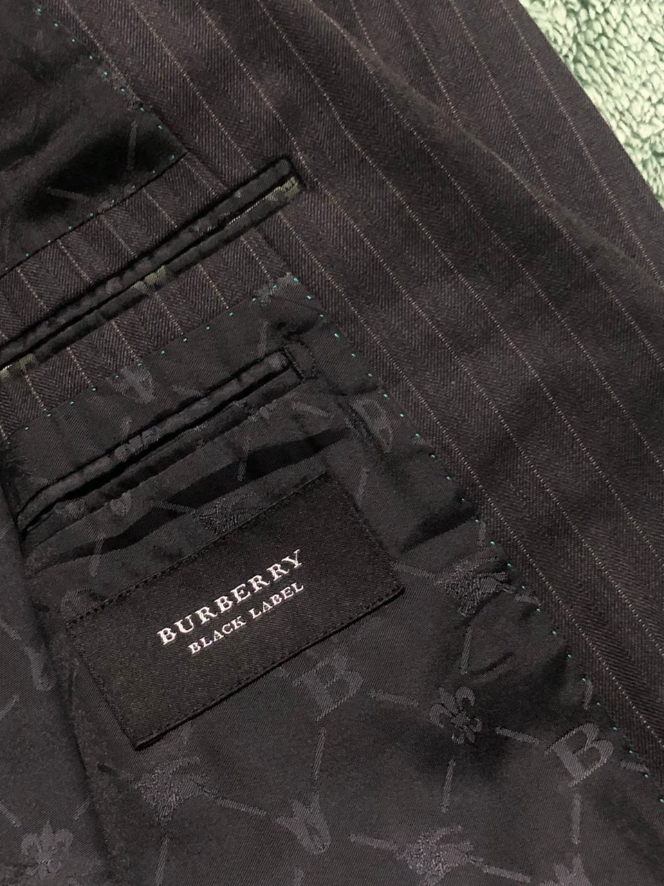 Burberry BURBERRY BLACK LABEL STRIPE BLAZER JACKET Size 38R - 10 Thumbnail