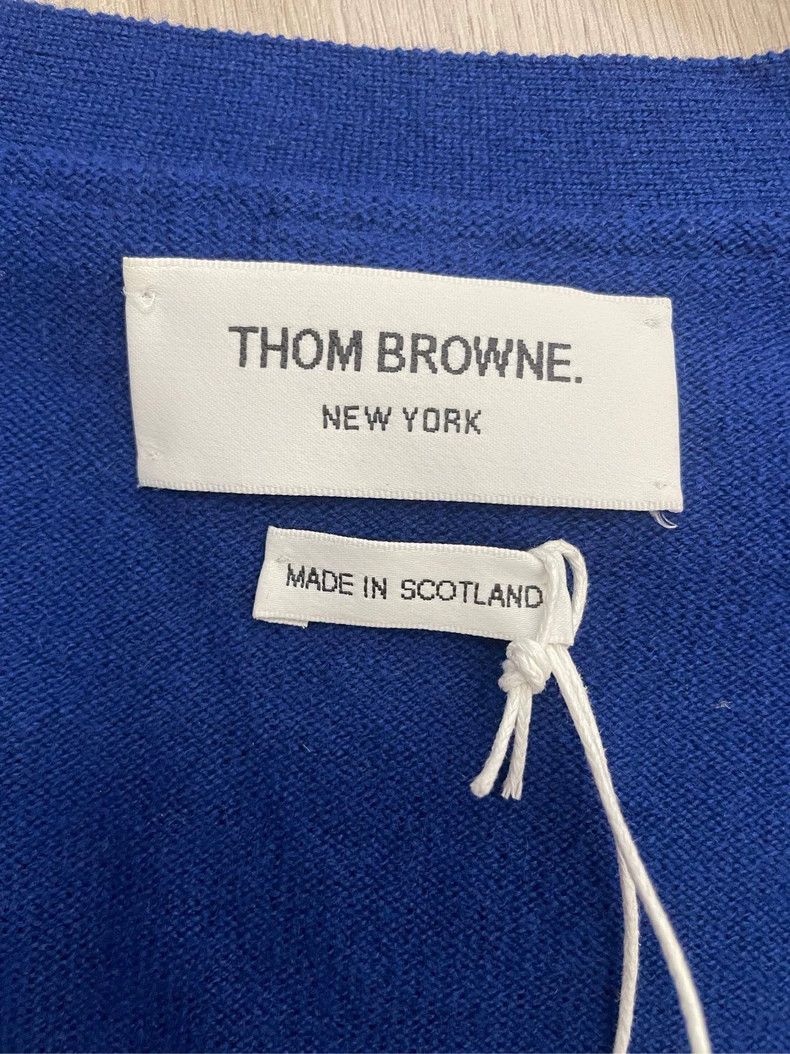 Thom Browne Thom Browne Clayblue pure cashmere sweater Size S / US 4 / IT 40 - 5 Thumbnail