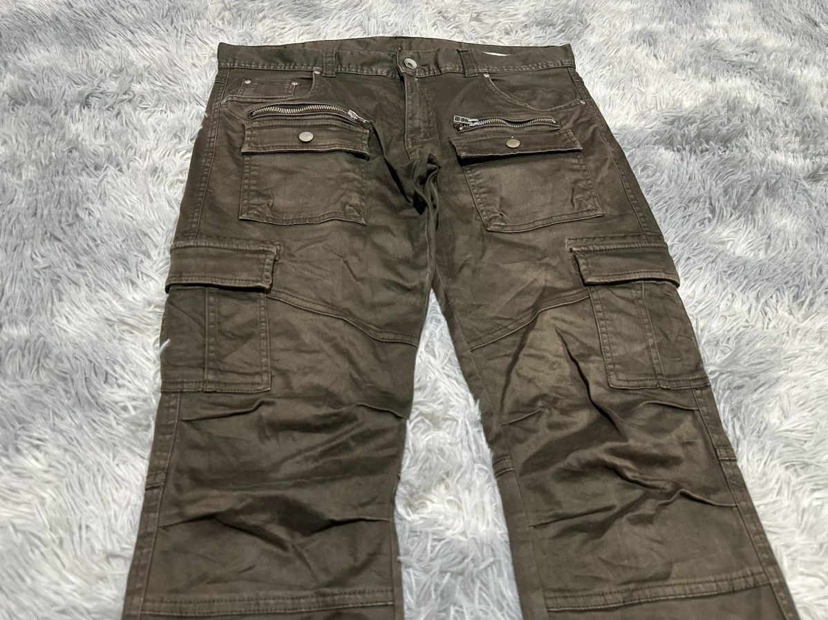 semanticdesign 🔥Sick Y2K Semantic Design Multi Pockets Cargo Pants Zipper Size US 34 / EU 50 - 2 Thumbnail