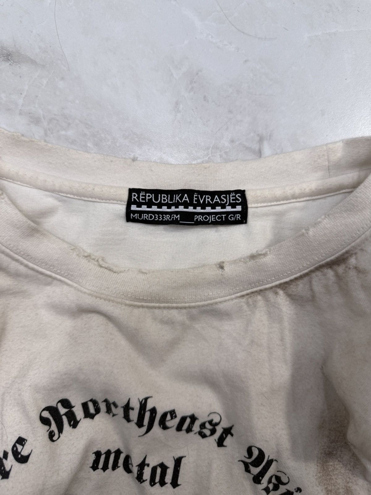 PROJECT G/R Project G/R x murd333r.fm “Asian Metal” Layered Longsleeve Size US L / EU 52-54 / 3 - 5 Thumbnail