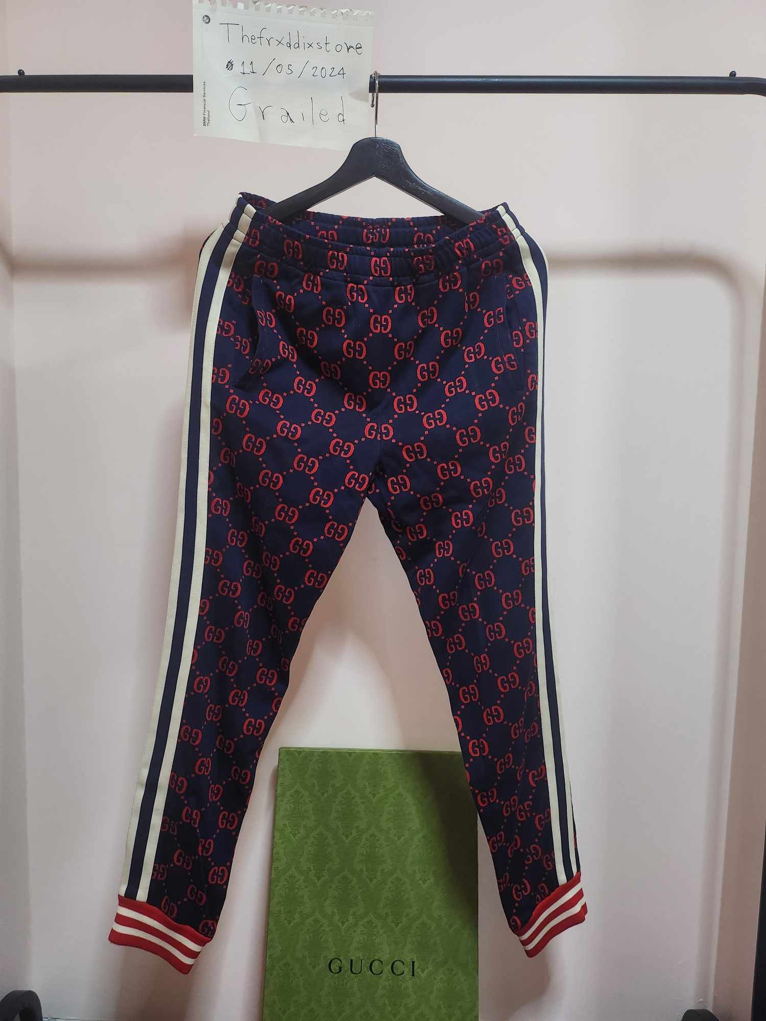 Gucci Gucci jacquard jogging pants Size US 30 / EU 46 - 1 Thumbnail