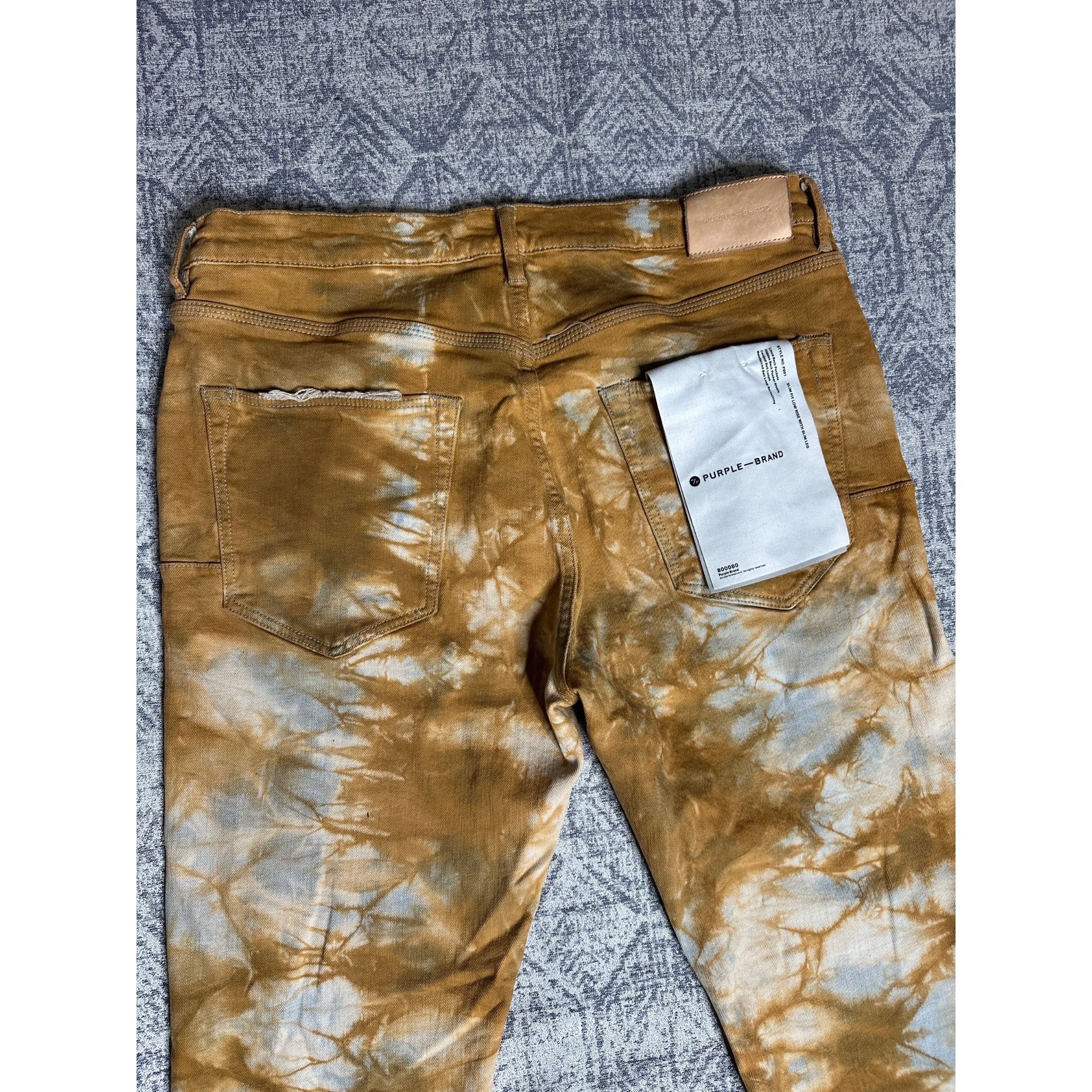 Purple Brand Purple Brand Split Distressed Hem tie-dye print skinny jeans Size US 36 / EU 52 - 10 Thumbnail