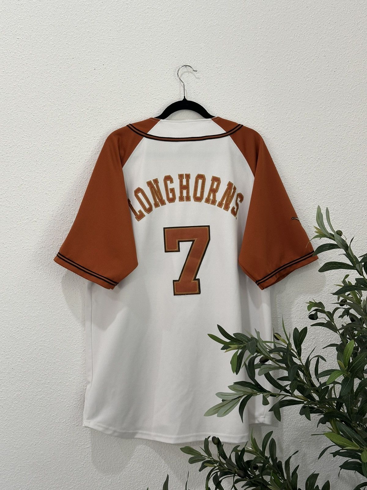 Colosseum Athletics Vintage 90s Colosseum Texas Longhorns Baseball Jersey #7 L Size US L / EU 52-54 / 3 - 4 Thumbnail