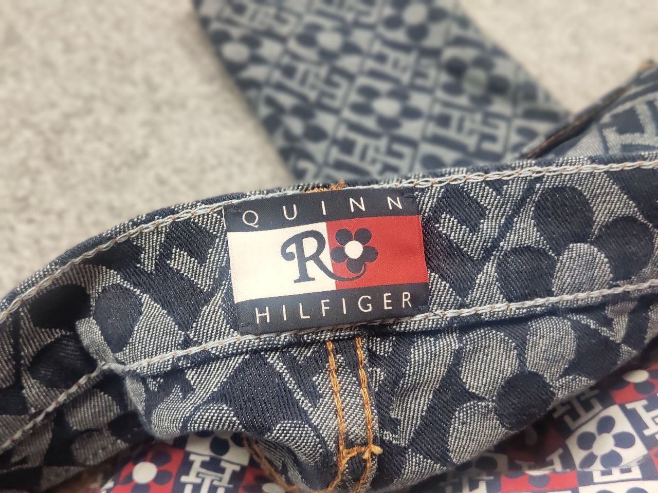 Tommy Hilfiger Richard Quinn Tommy Hilfiger Monogram jacquard Denim Jeans Size US 32 / EU 48 - 12 Thumbnail