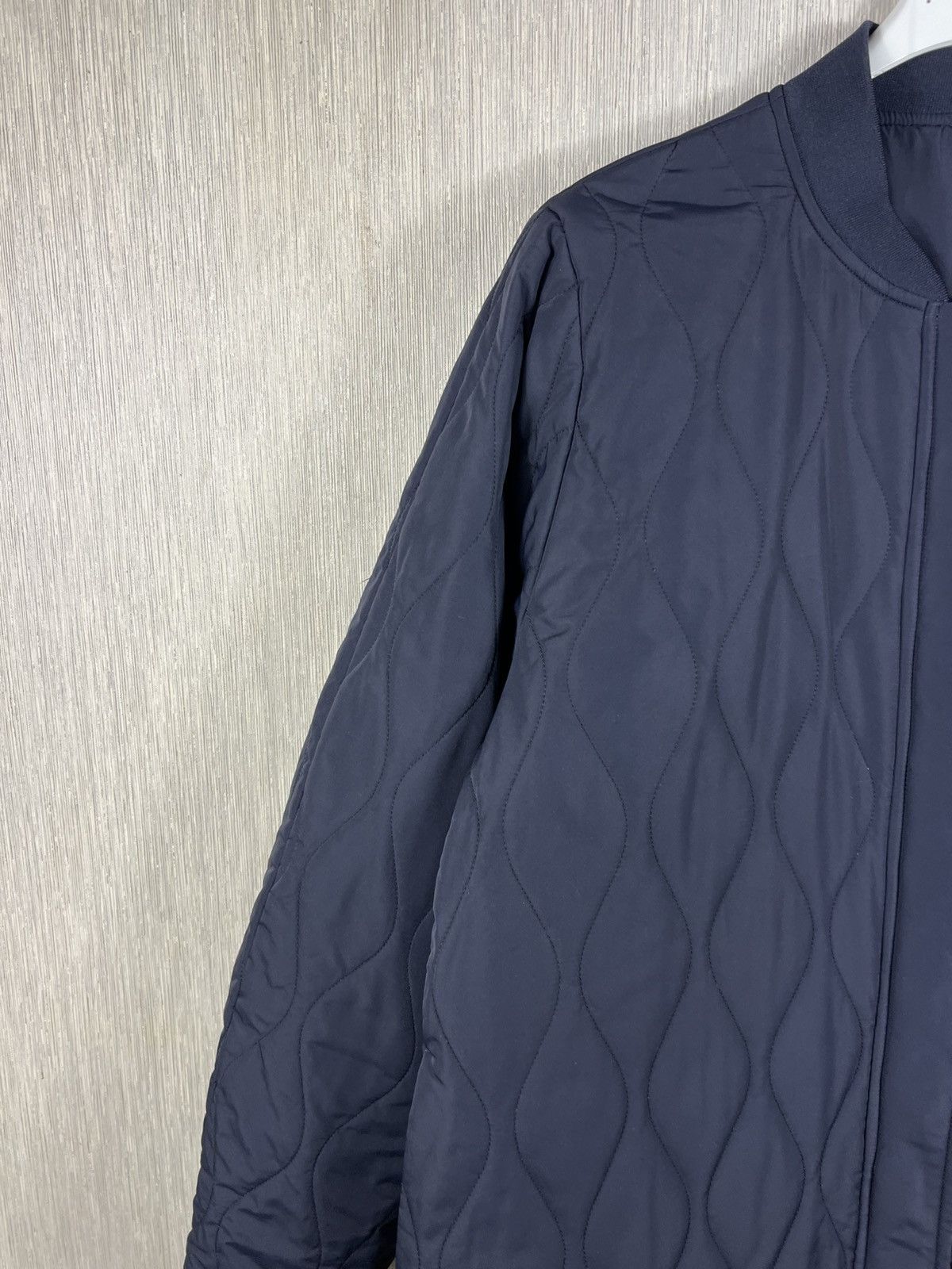Cos COS reversible navy nylon long coat jacket double sided Size L / US 10 / IT 46 - 7 Thumbnail