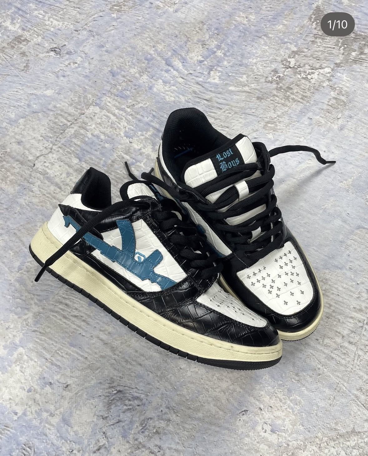 Lost Boys Archives Lost Boys sneakers leather rifle logo Size US 8.5 / EU 41-42 - 1 Thumbnail