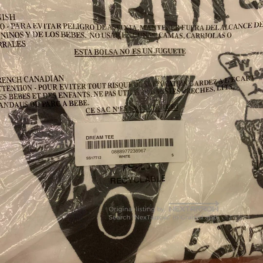 Supreme Supreme 17SS Dream Tee Graffiti T. Size US S / EU 44-46 / 1 - 2 Thumbnail