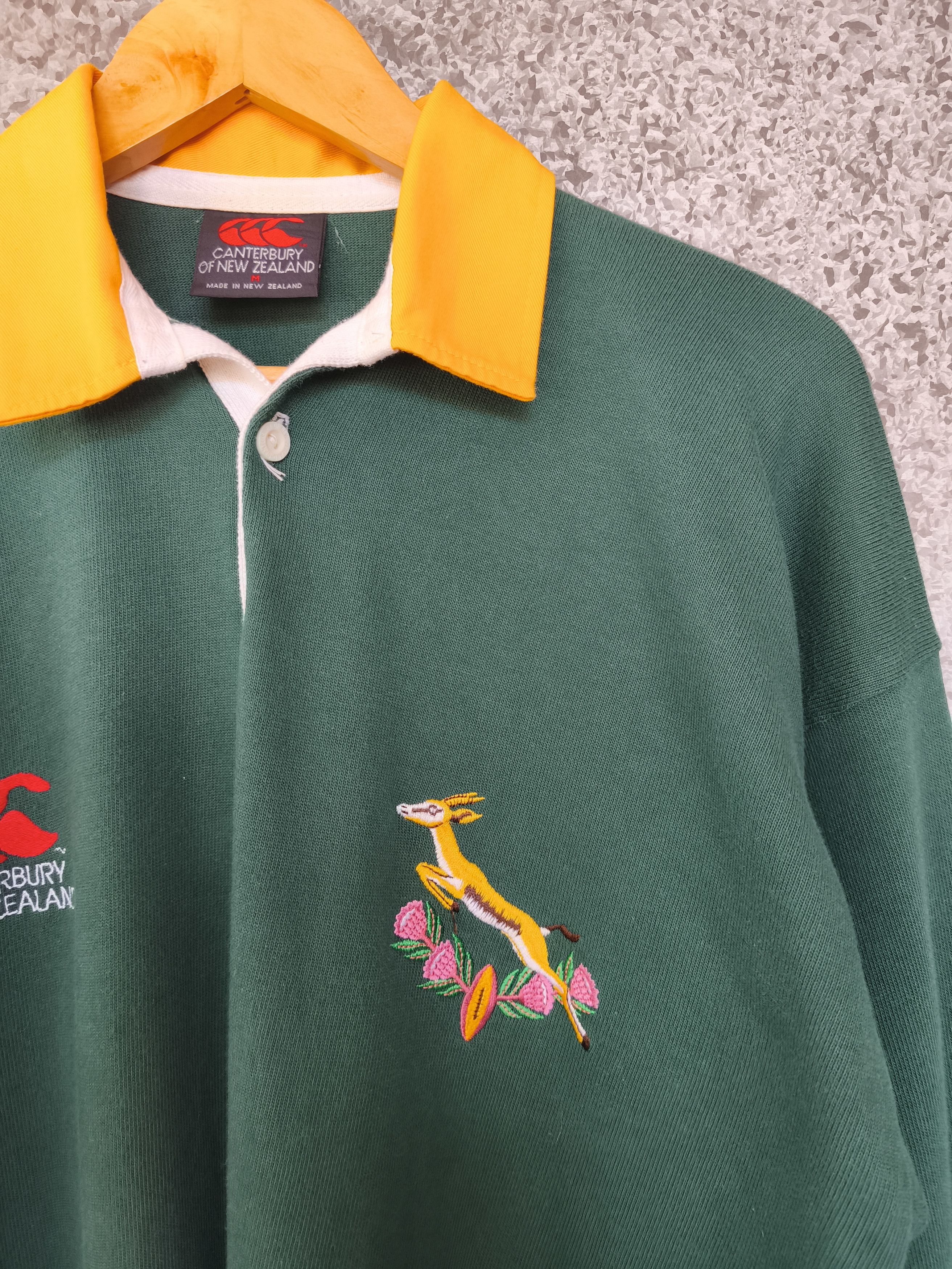 Canterbury of New Zealand 🔥Rare🔥Vintage 1995 World Cup Rugby Champion South Africa Size US L / EU 52-54 / 3 - 5 Thumbnail