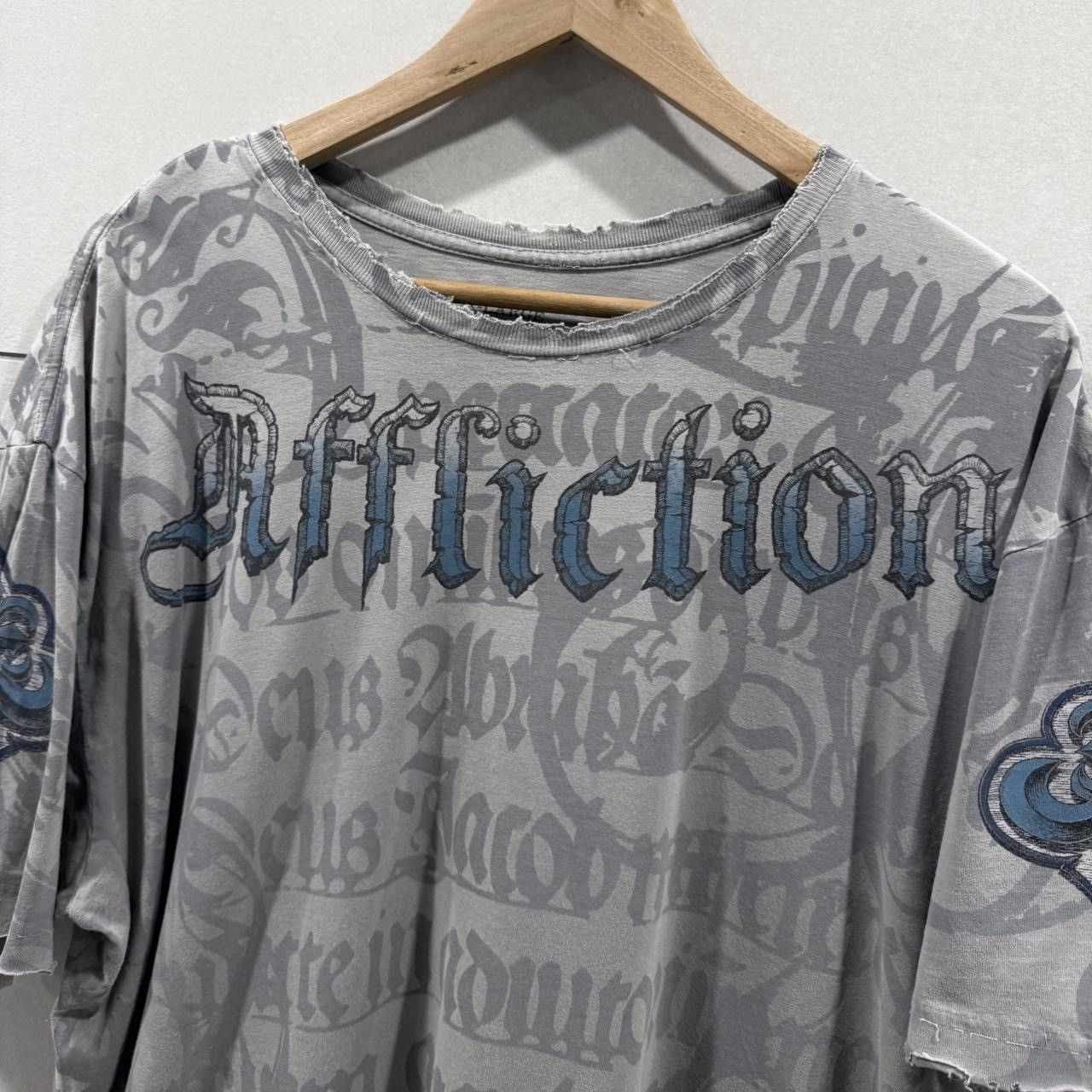 Affliction GRAIL AFFLICTION ANGEL KNIGHT TEE VINTAGE RARE ARMOUR WING 🪽 Size US XXL / EU 58 / 5 - 3 Thumbnail