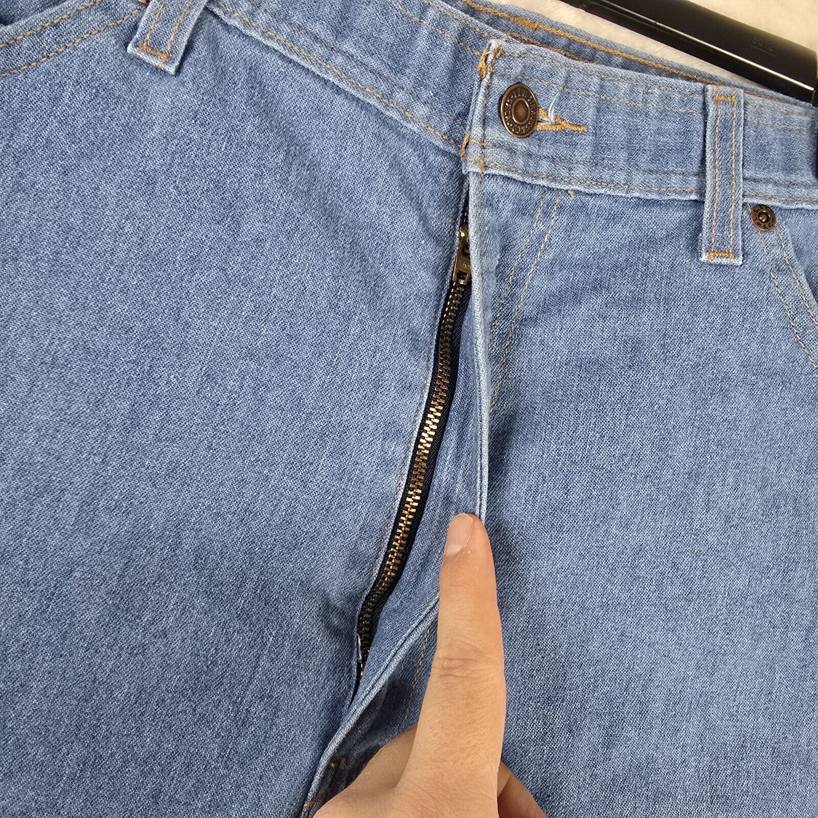 Levi's Vintage Levis Brown Tab Mens Blue Jeans 43415-4514 40x29 Size US 40 / EU 56 - 10 Thumbnail