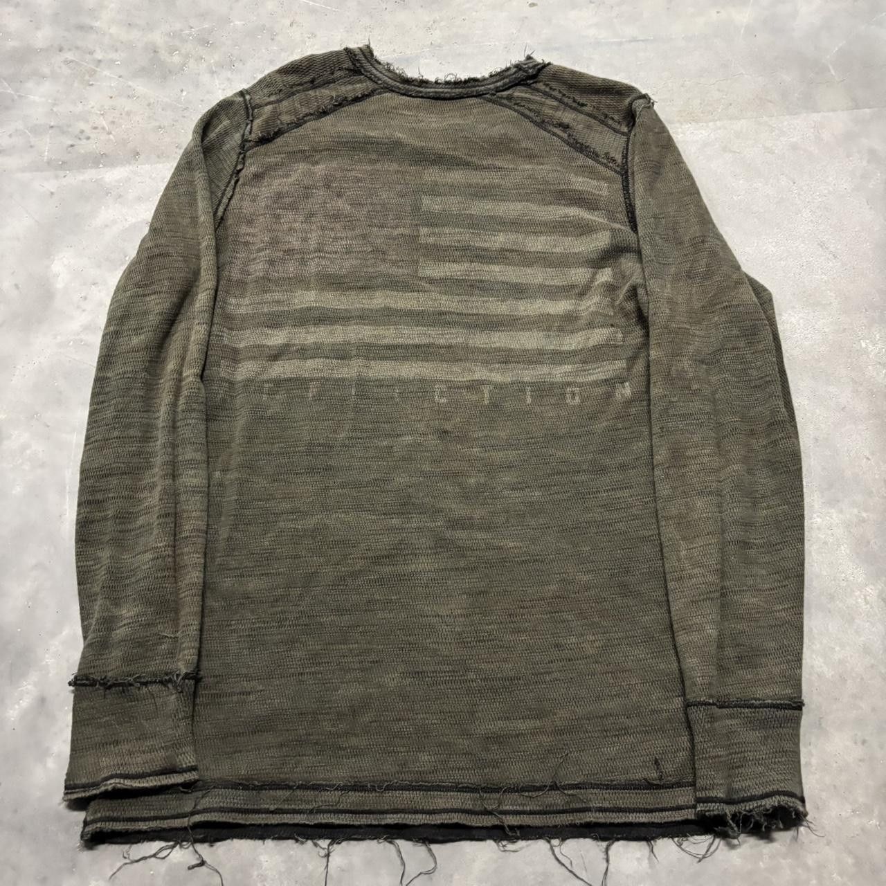 Japanese Brand × Vintage Crazy Vintage Y2K/2000s Grunge Cyber Goth Affliction Emo Reversible Thermal! Size US L / EU 52-54 / 3 - 7 Thumbnail