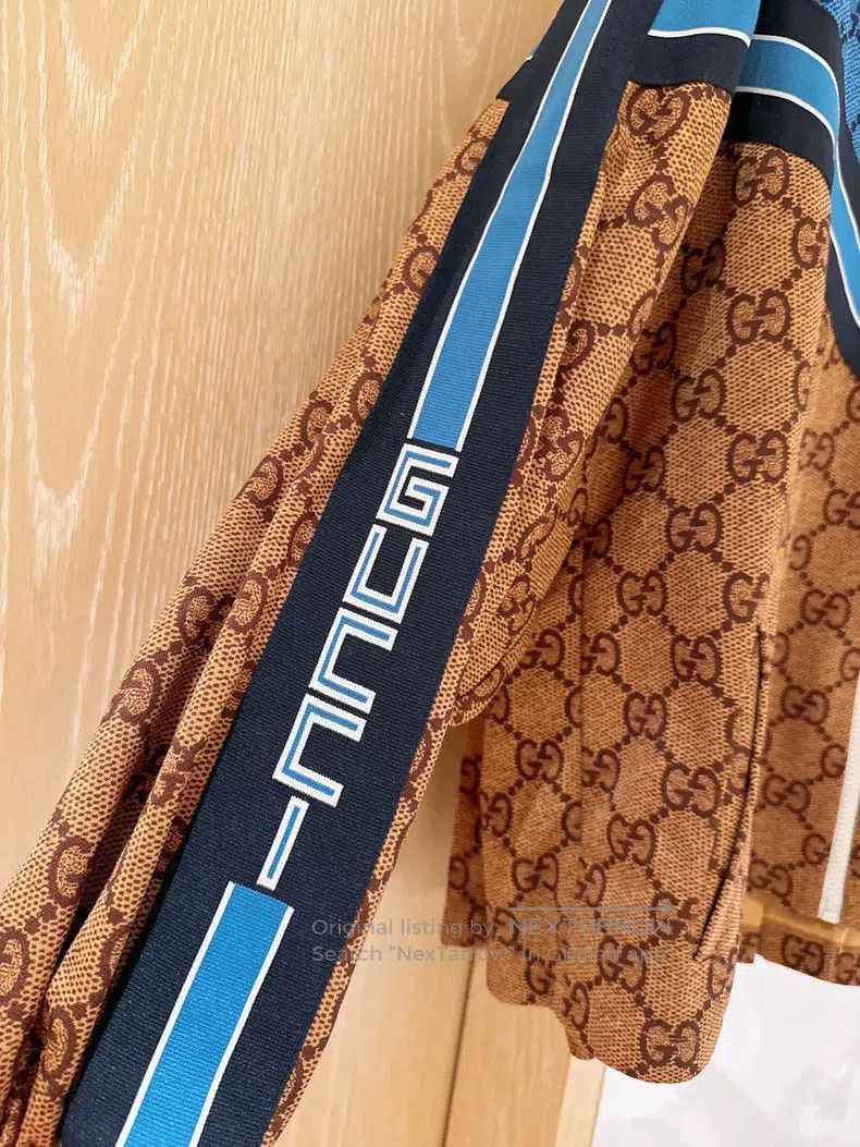 Gucci Gucci Full logo colour block hooded jacket Size US S / EU 44-46 / 1 - 5 Thumbnail