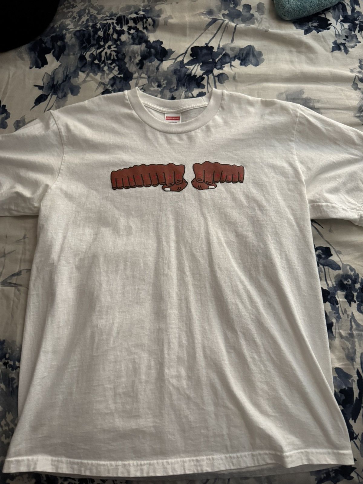 supreme Toy Machine Fist Tee White M 【公式通販】