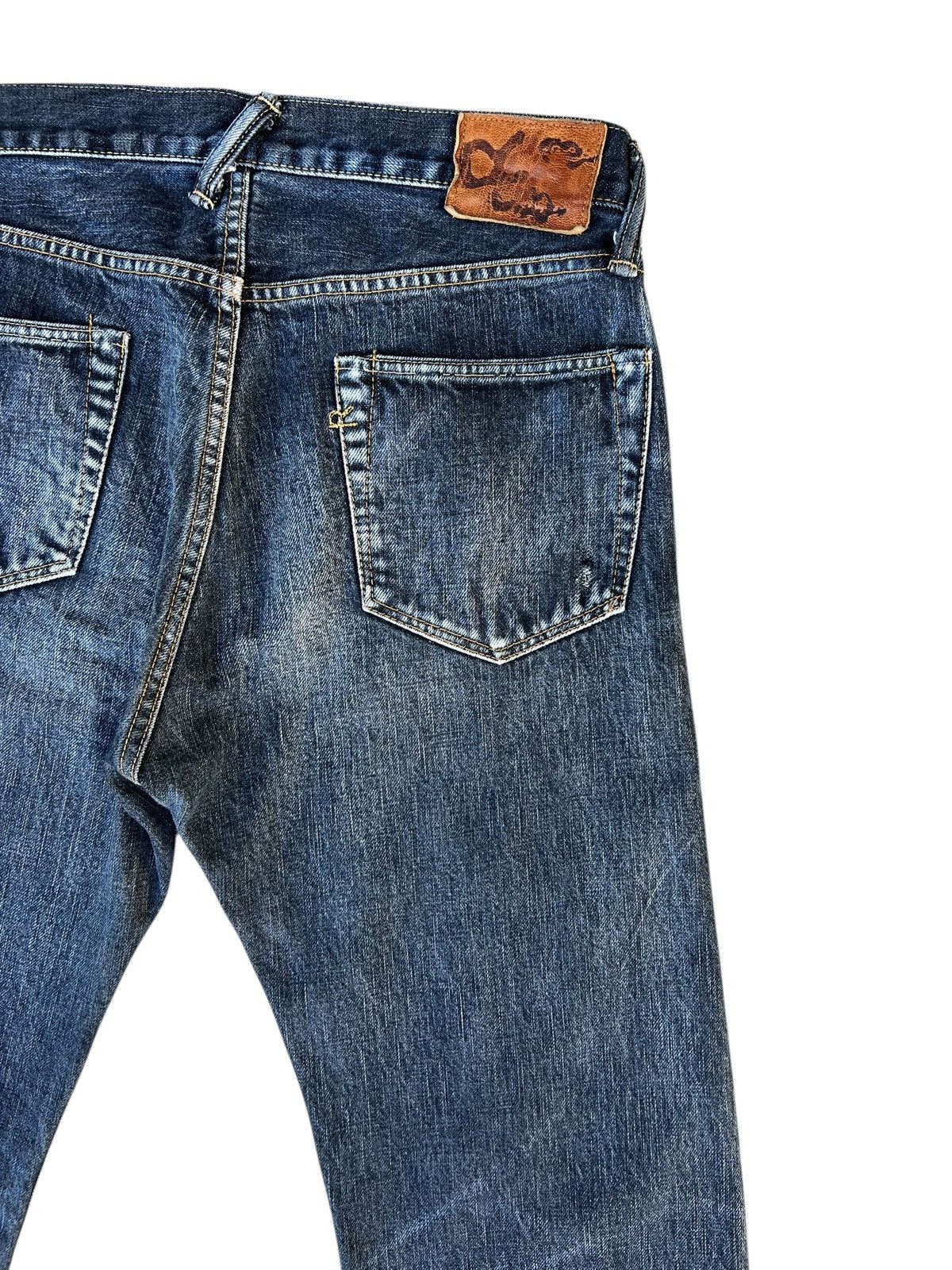 45rpm Vintage 45rpm Distressed Fade Denim Selvedge Jeans Size US 30 / EU 46 - 18 Thumbnail