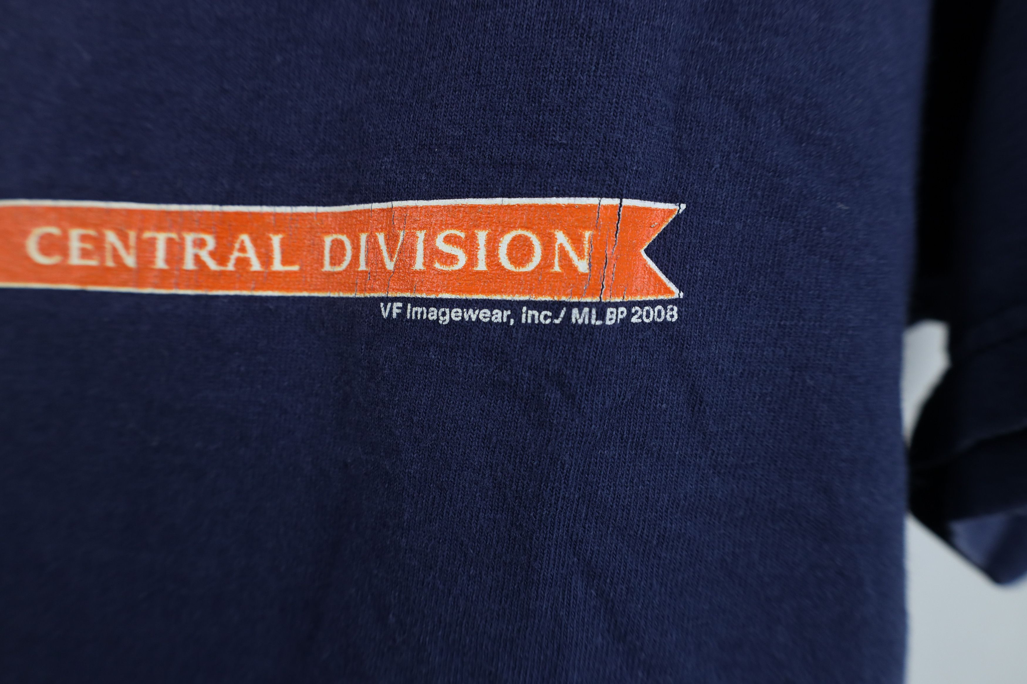 Vintage Vintage Y2K 2008 Detroit Tigers Baseball T-Shirt Blue Cotton Size US XL / EU 56 / 4 - 5 Thumbnail