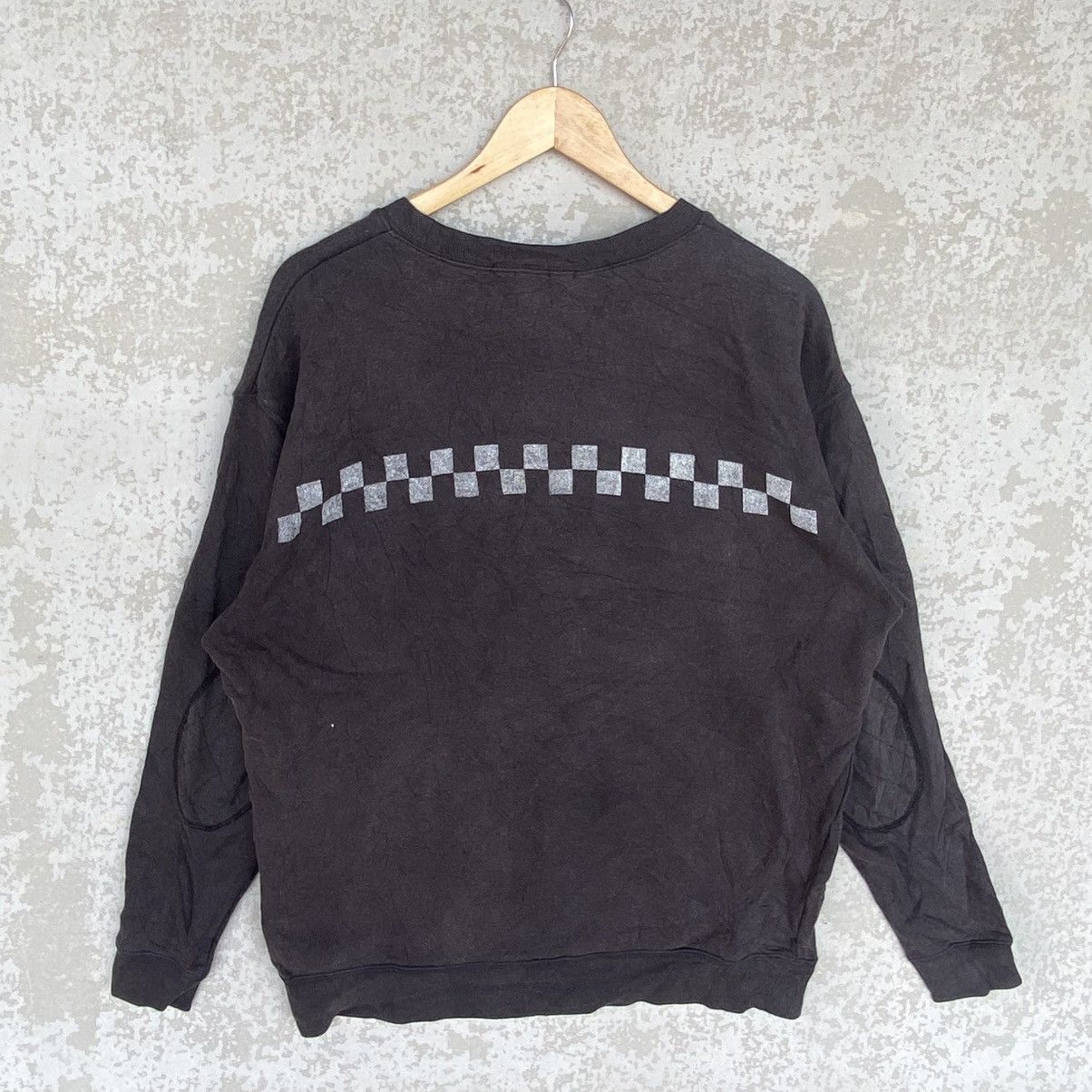 Other Vintage Relume Uniform Big Printed Crewneck Sweatshirt Brown Size US L / EU 52-54 / 3 - 5 Thumbnail