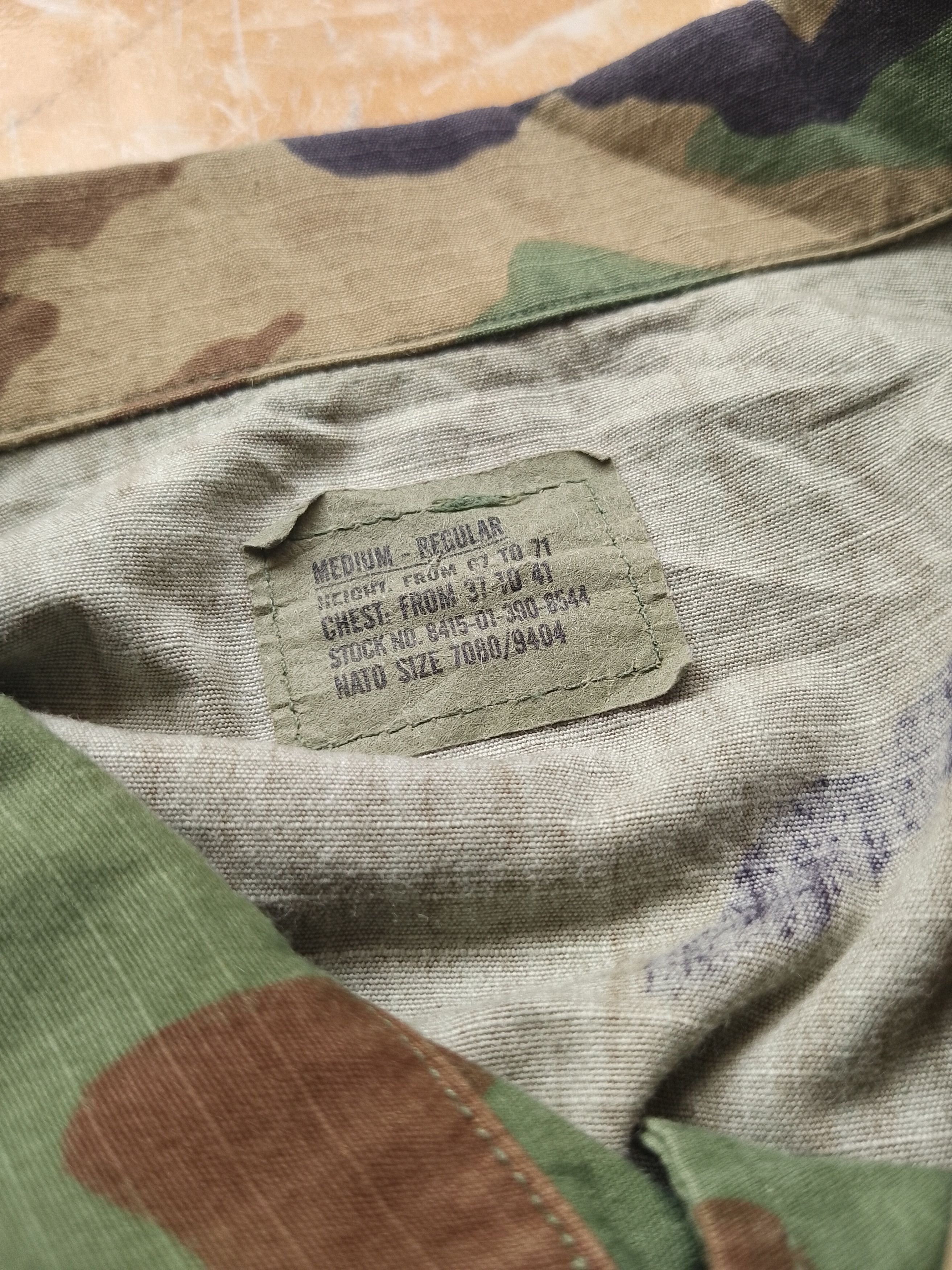Vintage Vintage US ARMY Coat Hotweather Woodland Camo Size US M / EU 48-50 / 2 - 6 Thumbnail