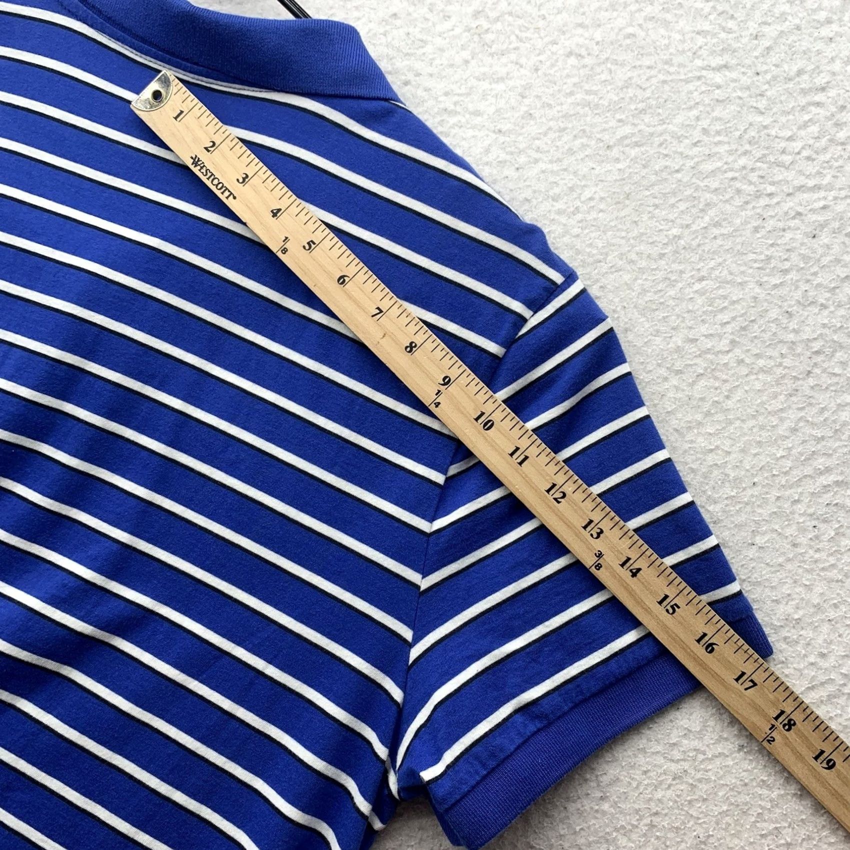 Nike Nike Polo Shirt Mens XL Blue White Striped Golf Sports Preppy Casual Size US XL / EU 56 / 4 - 7 Thumbnail