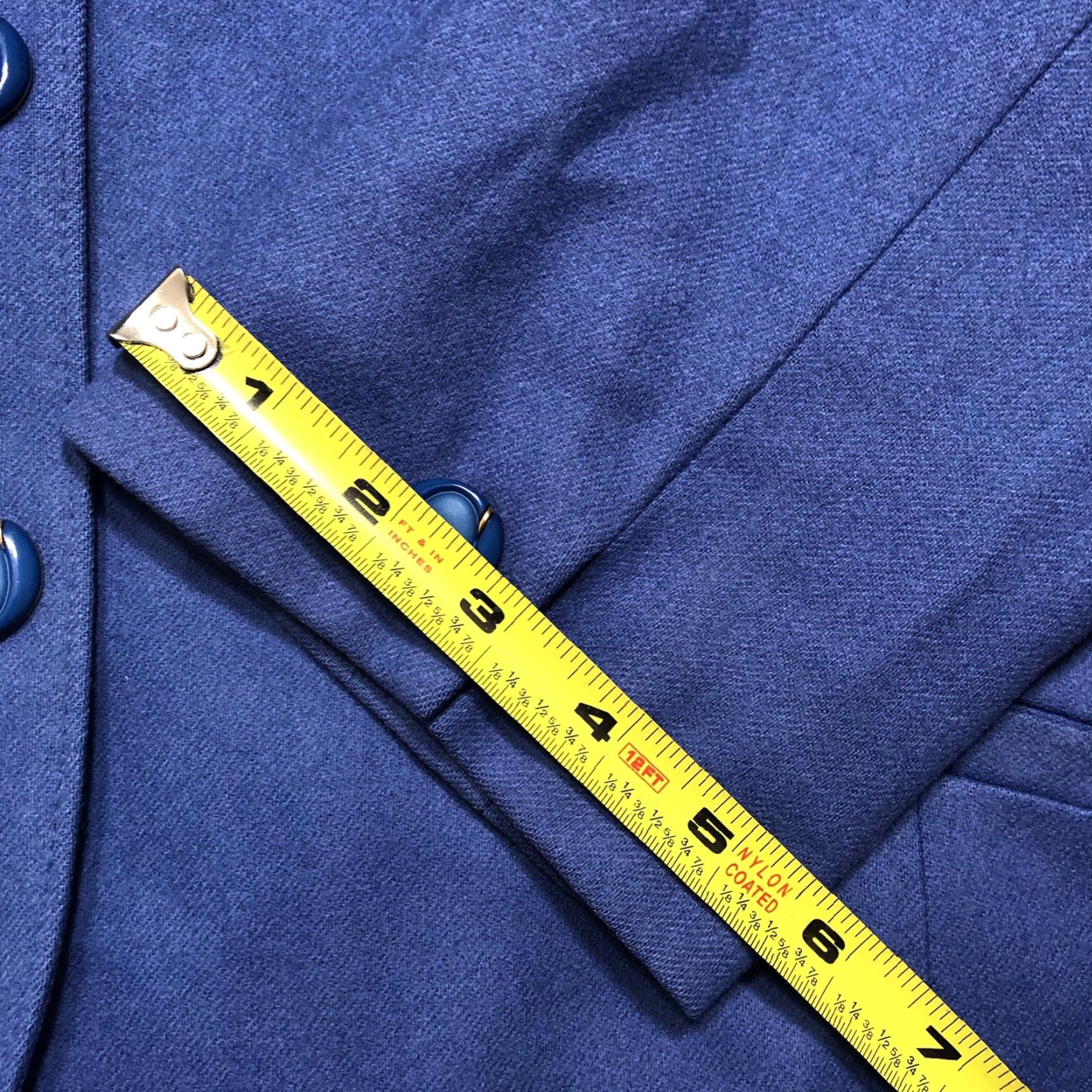 Pendleton VINTAGE Pendleton Womens 100% Virgin Wool 3 Button Blaze Jacket Blue Tag 12 Size XL / US 12-14 / IT 48-50 - 7 Thumbnail
