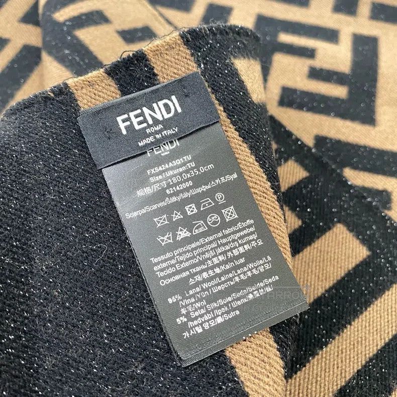 Fendi Fendi size 180*35cm Wool scarf Size ONE SIZE - 2 Thumbnail