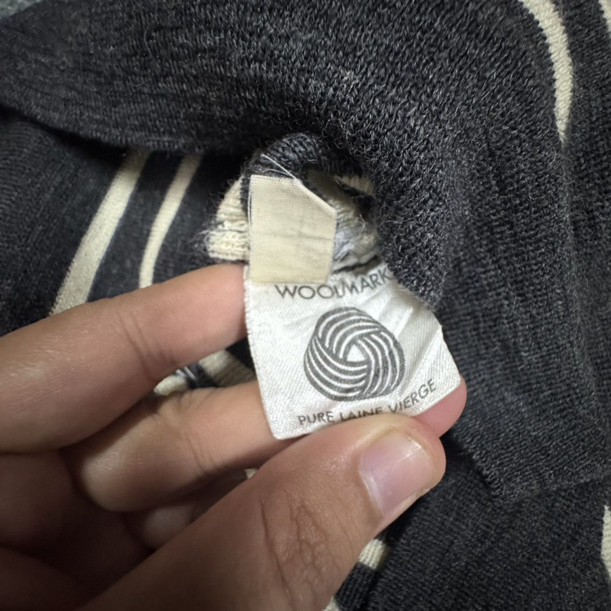 Saint James Vtg🔥Saint James Pure Wool Striped Jumper Made In France Size US M / EU 48-50 / 2 - 17 Thumbnail