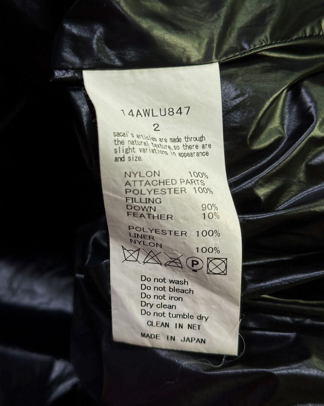 Sacai Sacai Luck Pre-AW15 Asymmetric Down Puffer Jacket Size US M / EU 48-50 / 2 - 12 Thumbnail