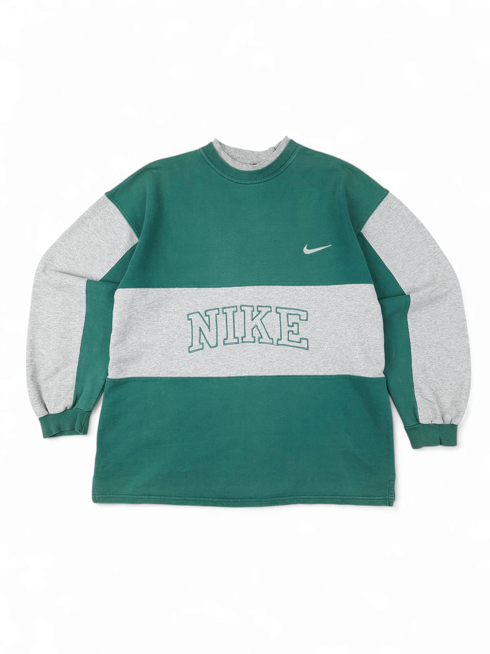 Nike 💎 90's Vintage Nike Bootleg Spell Out Boxy Crewneck Y2K Size US XL / EU 56 / 4 - 3 Thumbnail
